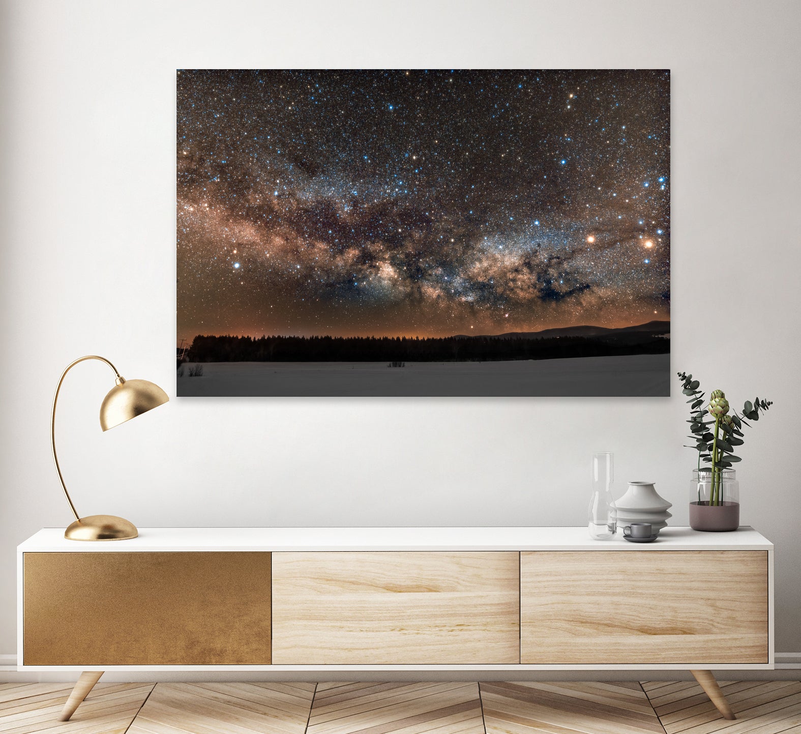 Milky way by Lorenzo Bustillo on GIANT ART - gray photo illustration