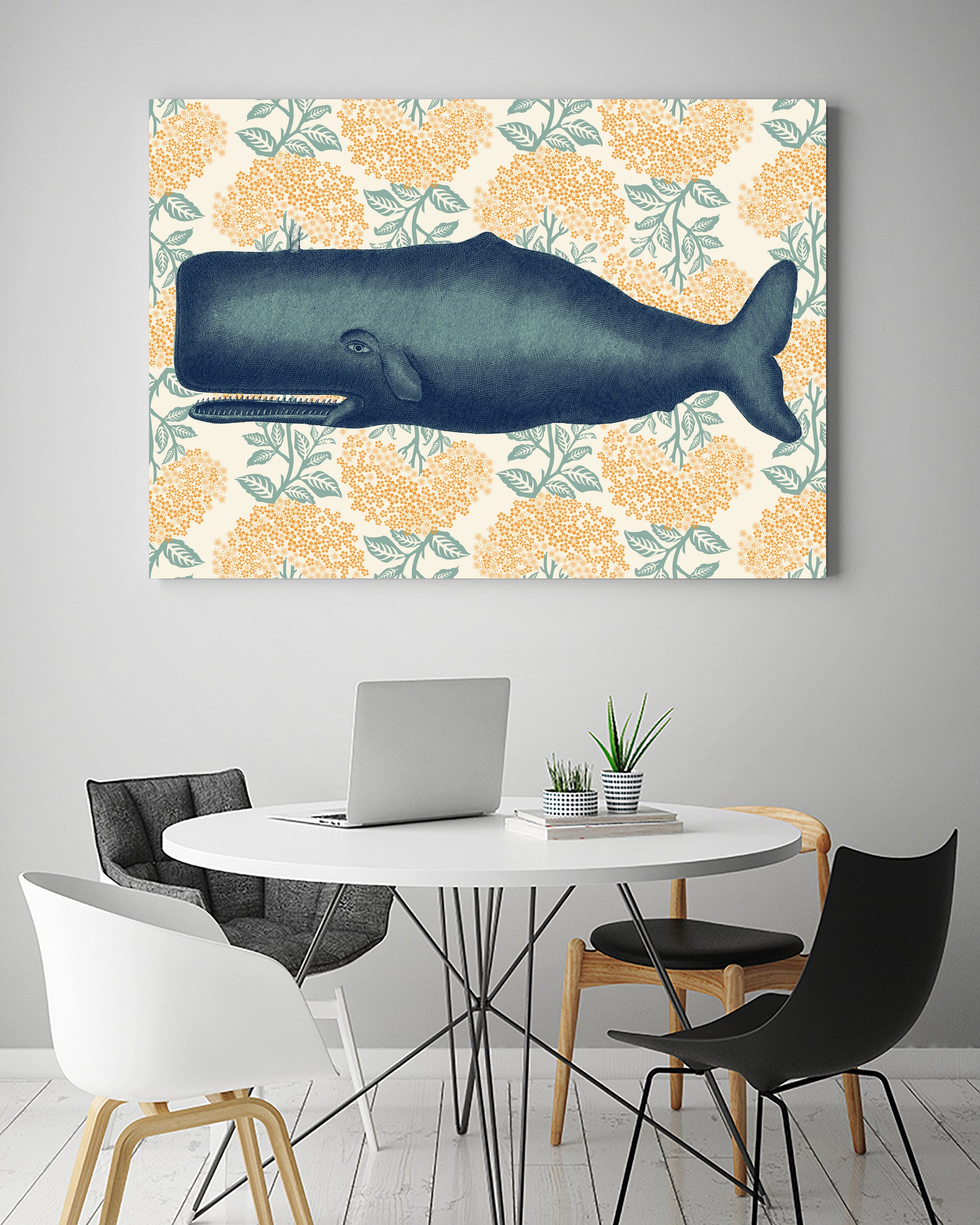 Moby Vineyard Goldenrod by Thomas Fernez on GIANT ART - yellow digital drawing