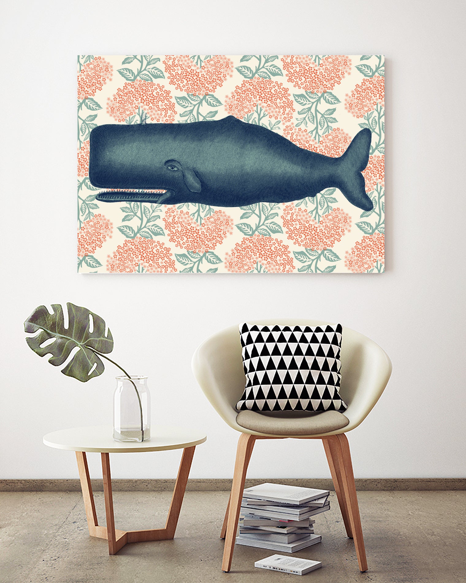 Moby Vineyard Red by Thomas Fernez on GIANT ART - red digital drawing