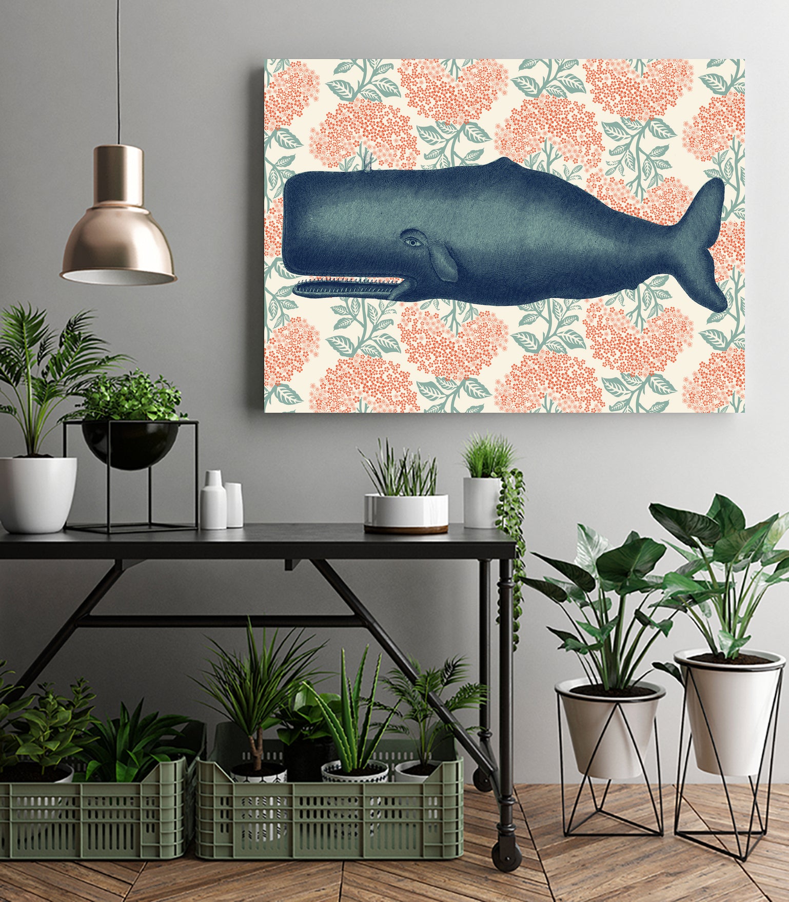 Moby Vineyard Red by Thomas Fernez on GIANT ART - red digital drawing