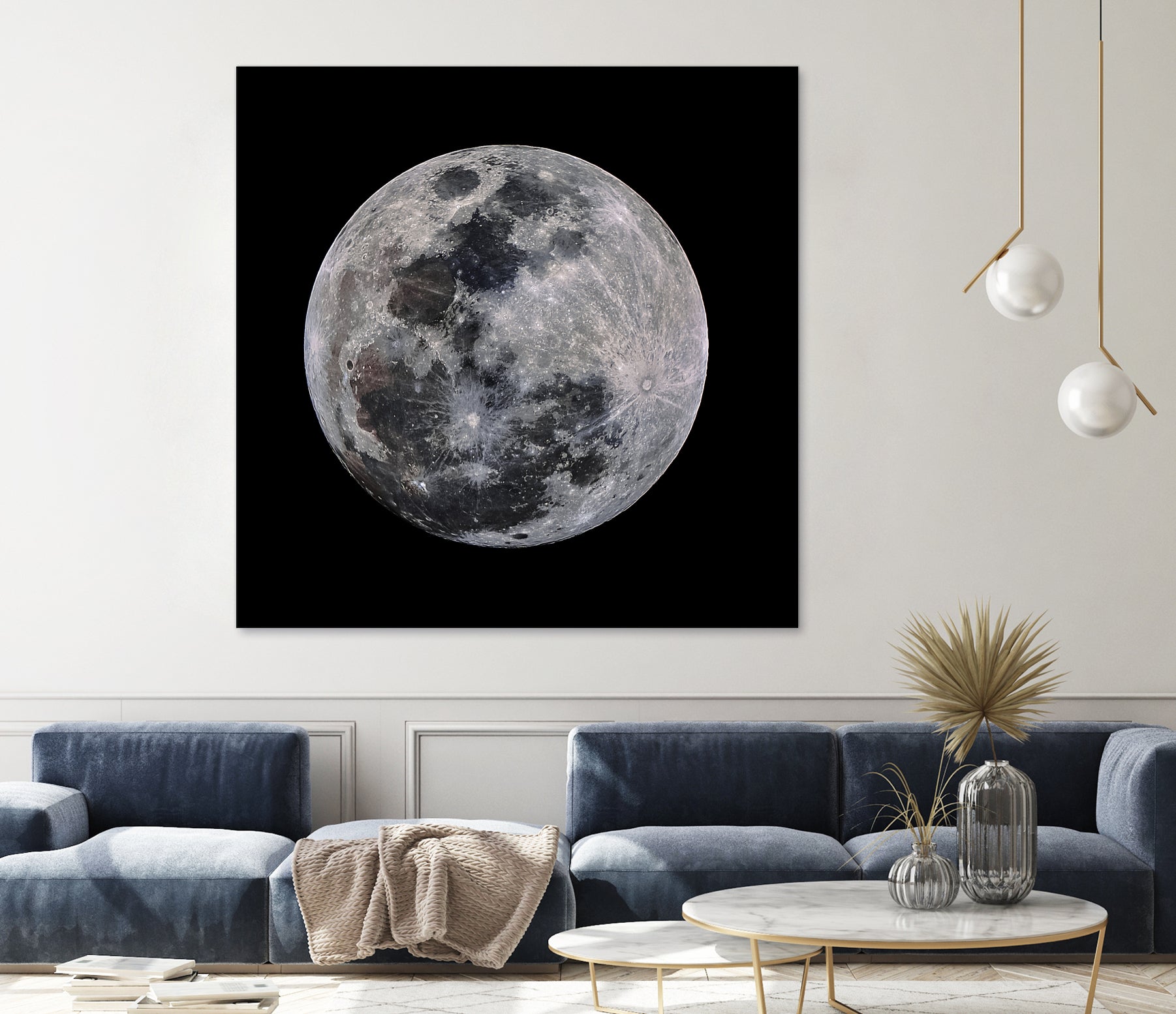 Super Moon by Lorenzo Bustillo on GIANT ART - gray photo illustration