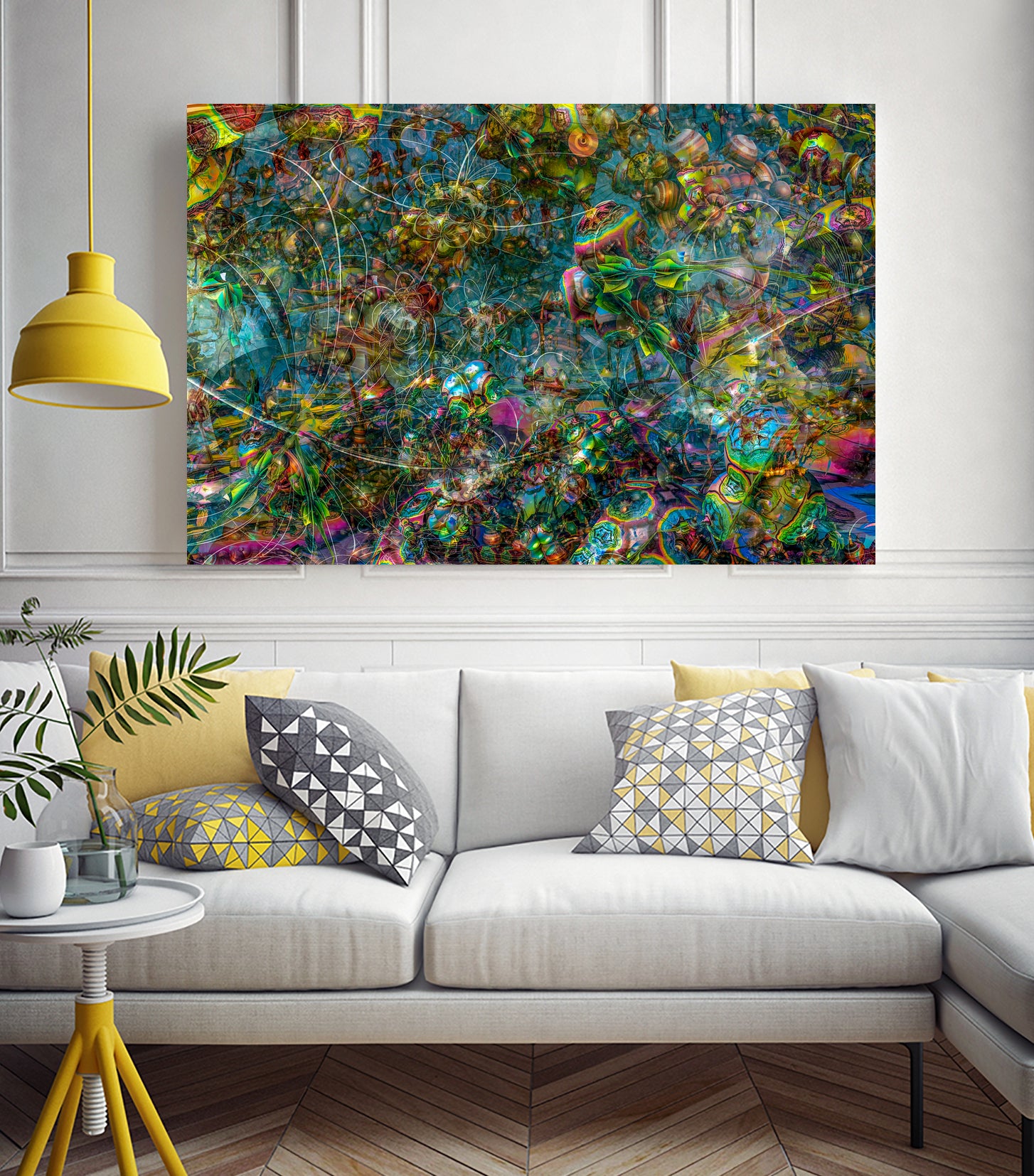 I Saw The Music Dance by Eric Ton on GIANT ART - white digital painting