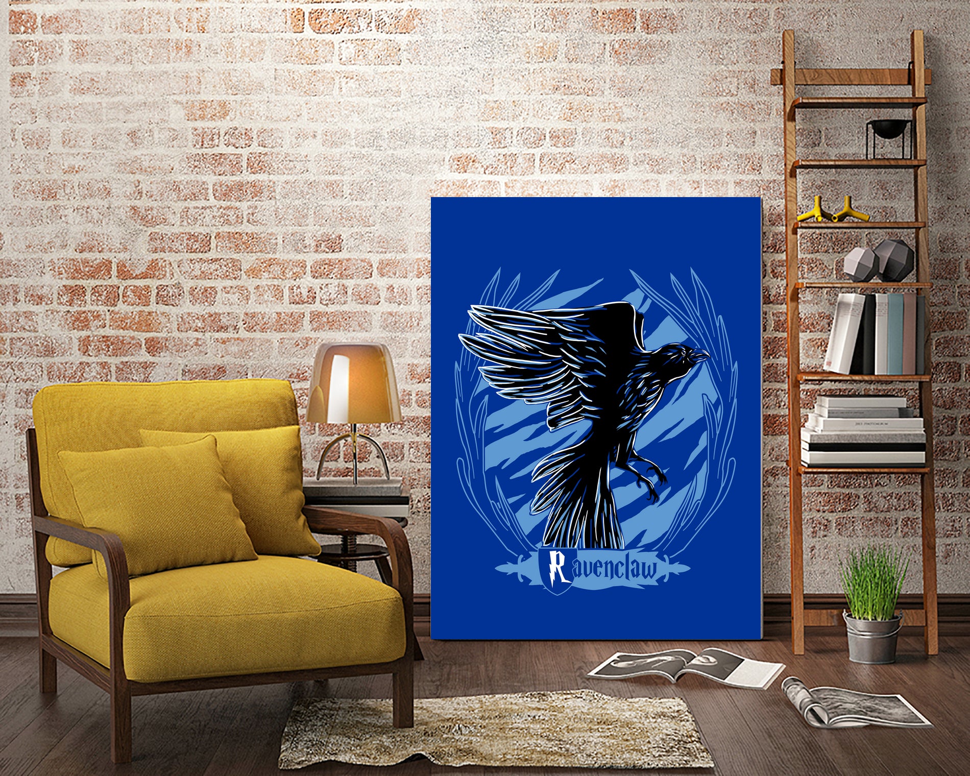 Ravenclaw by Samuel Rodrigues on GIANT ART - blue vector illustration