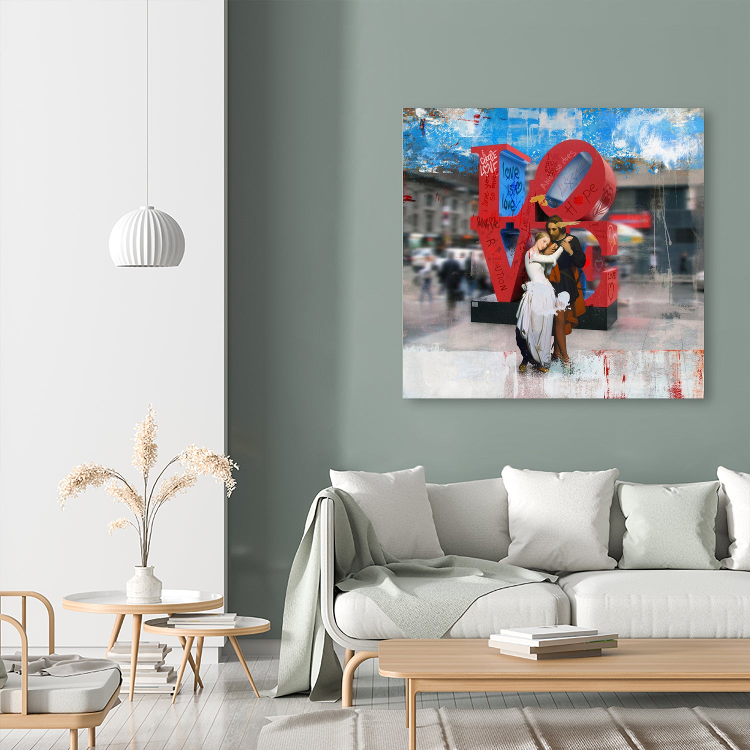 Love II by José Luis Guerrero on GIANT ART - red digital painting