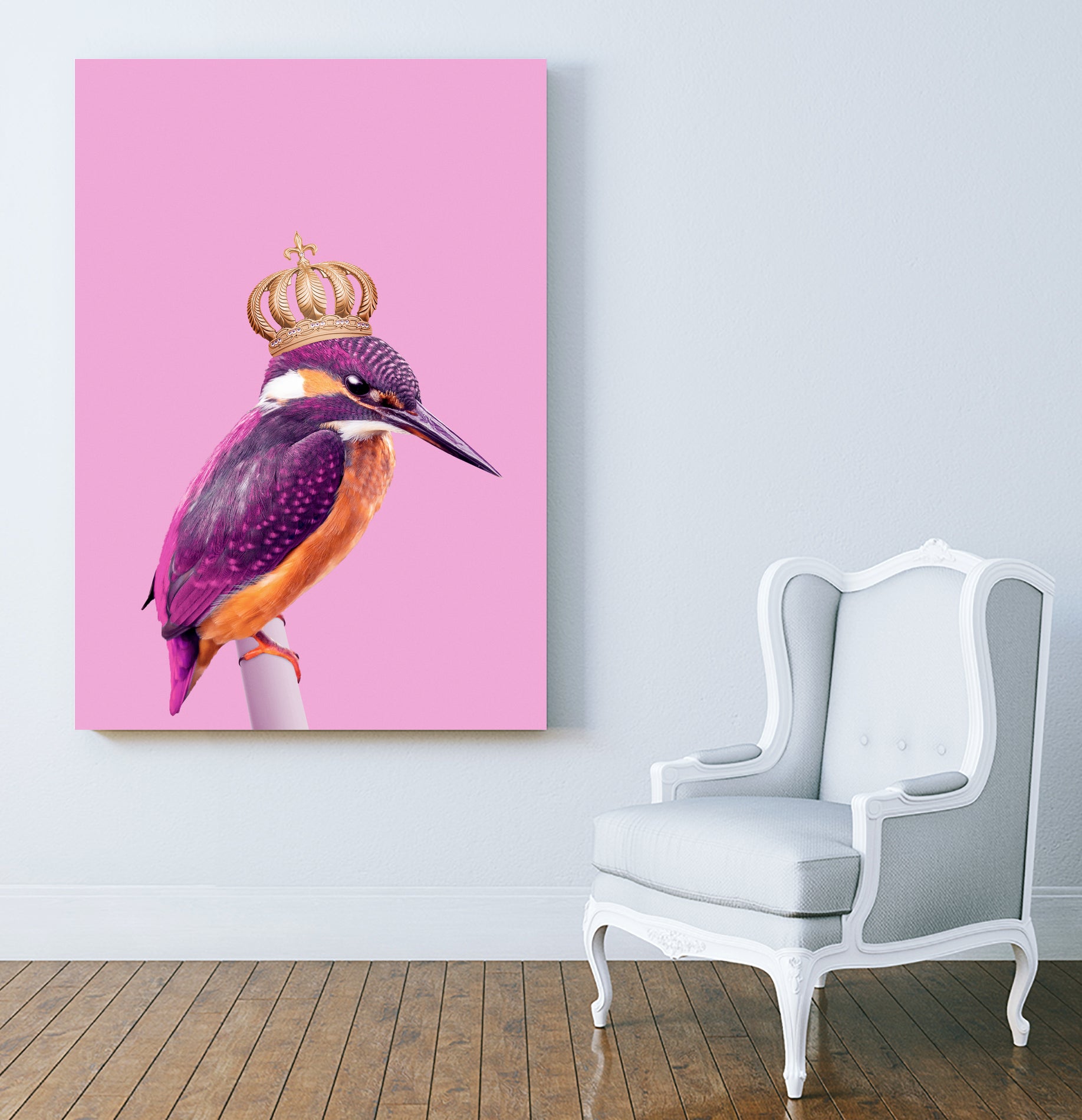 QUEENFISHER by Jonas Loose on GIANT ART - pink photo manipulation