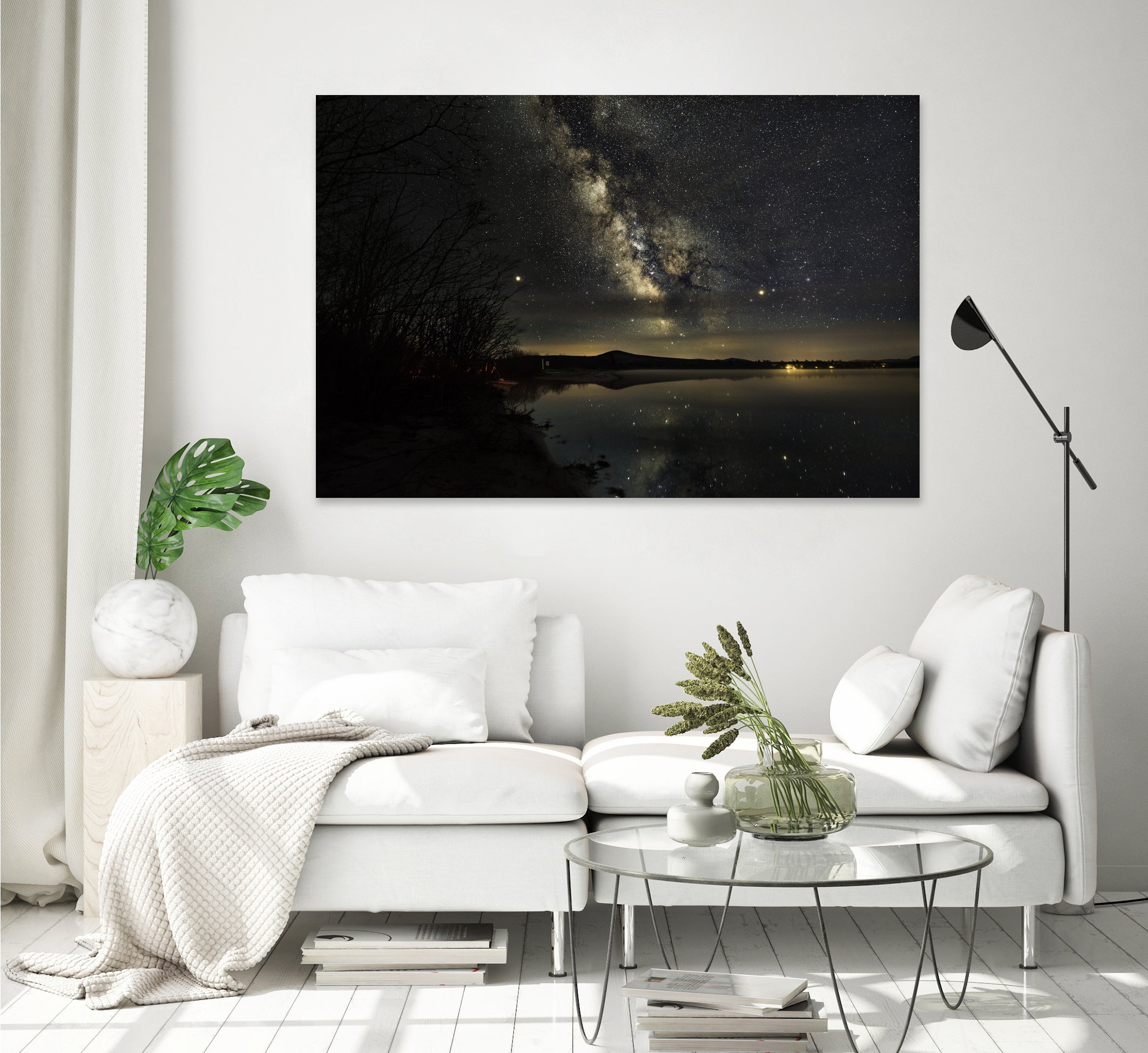 Milky way by Lorenzo Bustillo on GIANT ART - gray photo illustration