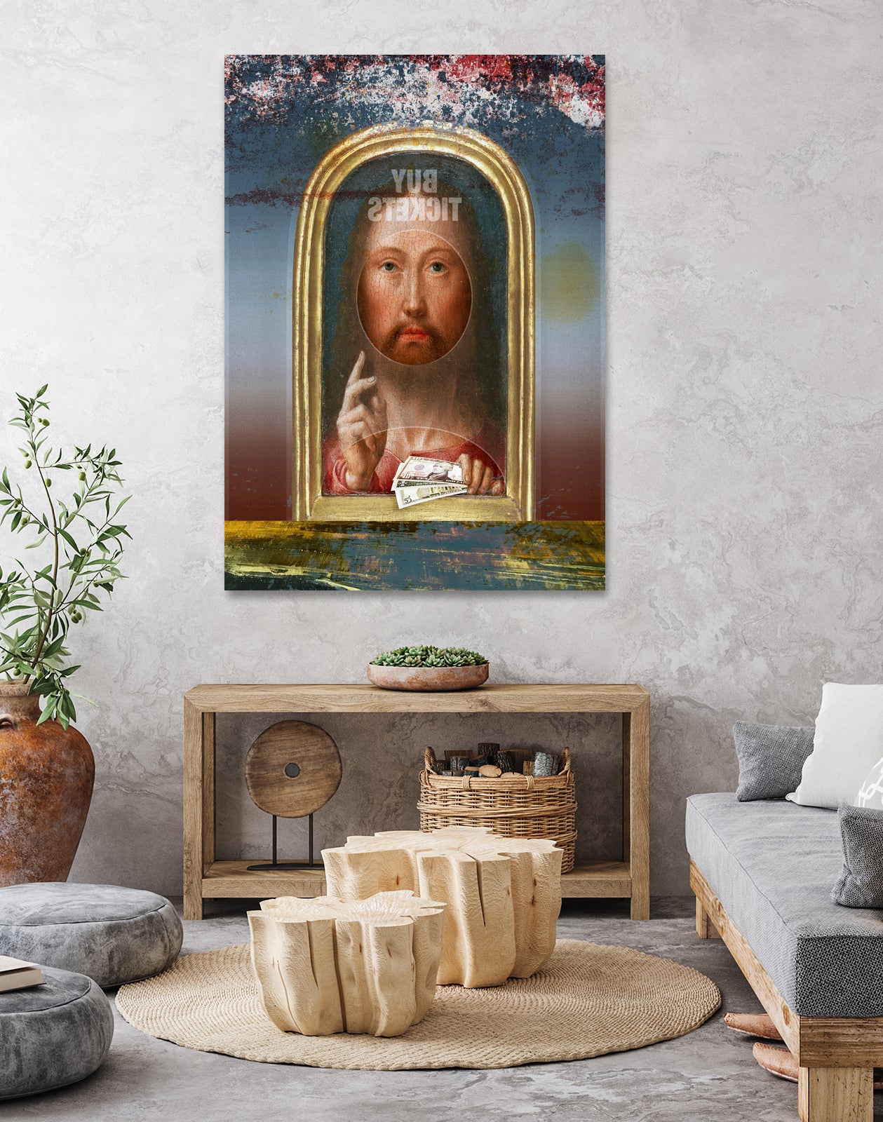 Two, Please by José Luis Guerrero on GIANT ART - yellow digital painting