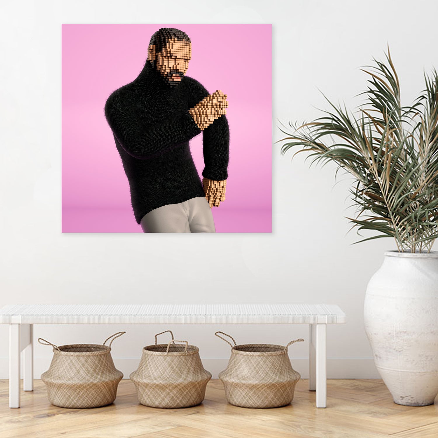 One Dance by Antoni Tudisco on GIANT ART - pink 3d art