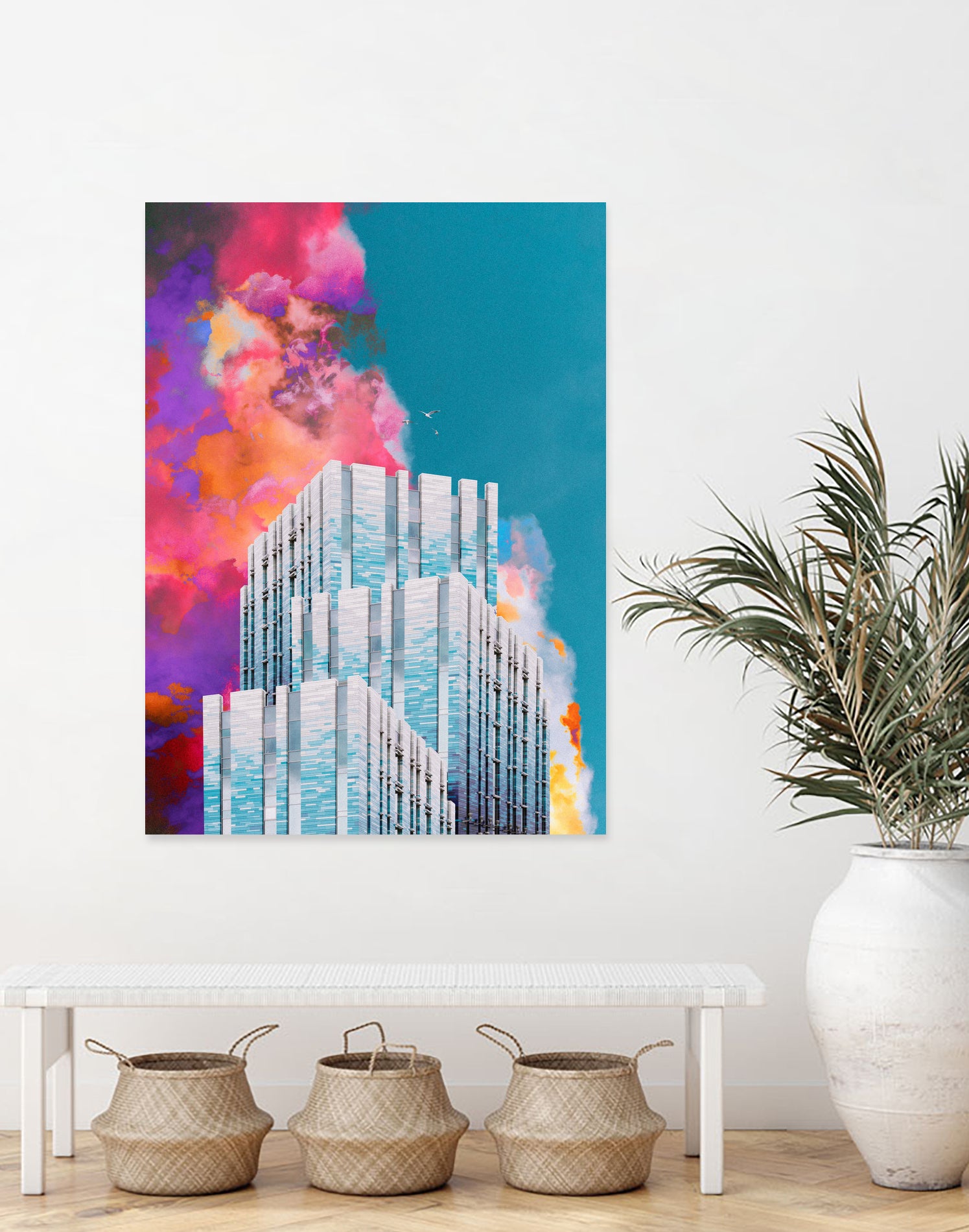 2099 by Dorian Legret on GIANT ART - blue photo illustration