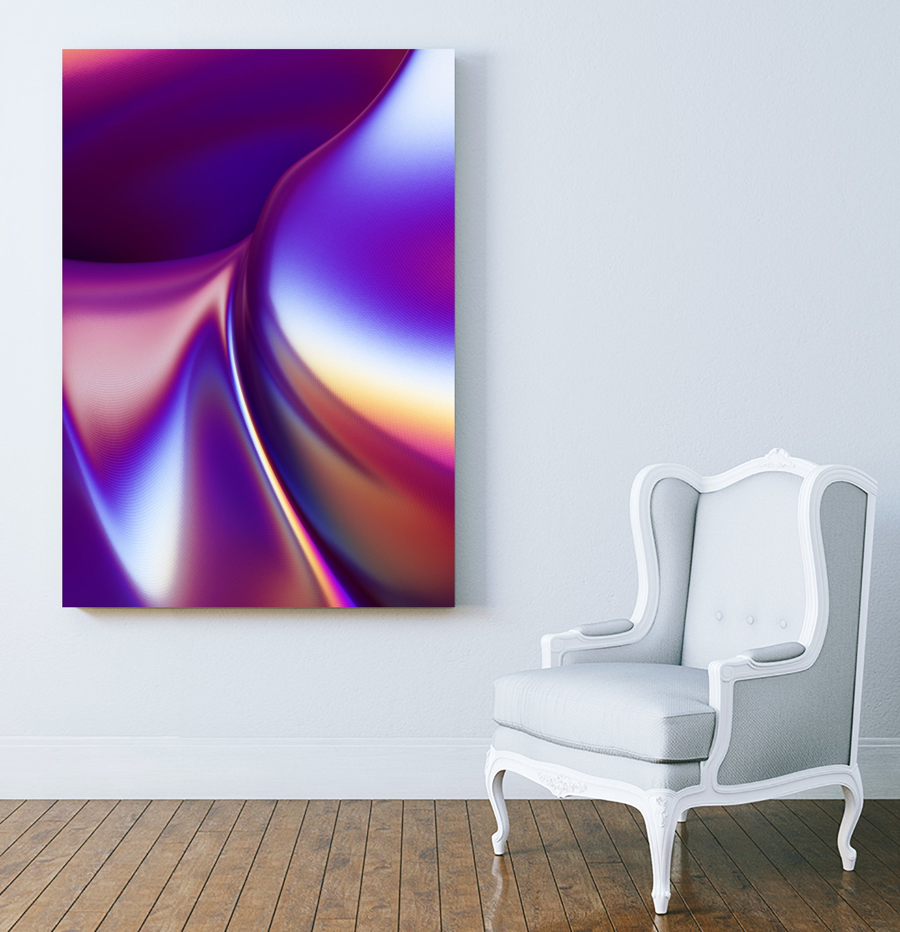 Purple Wave by Danny Jardim on GIANT ART - fuchsia digital painting