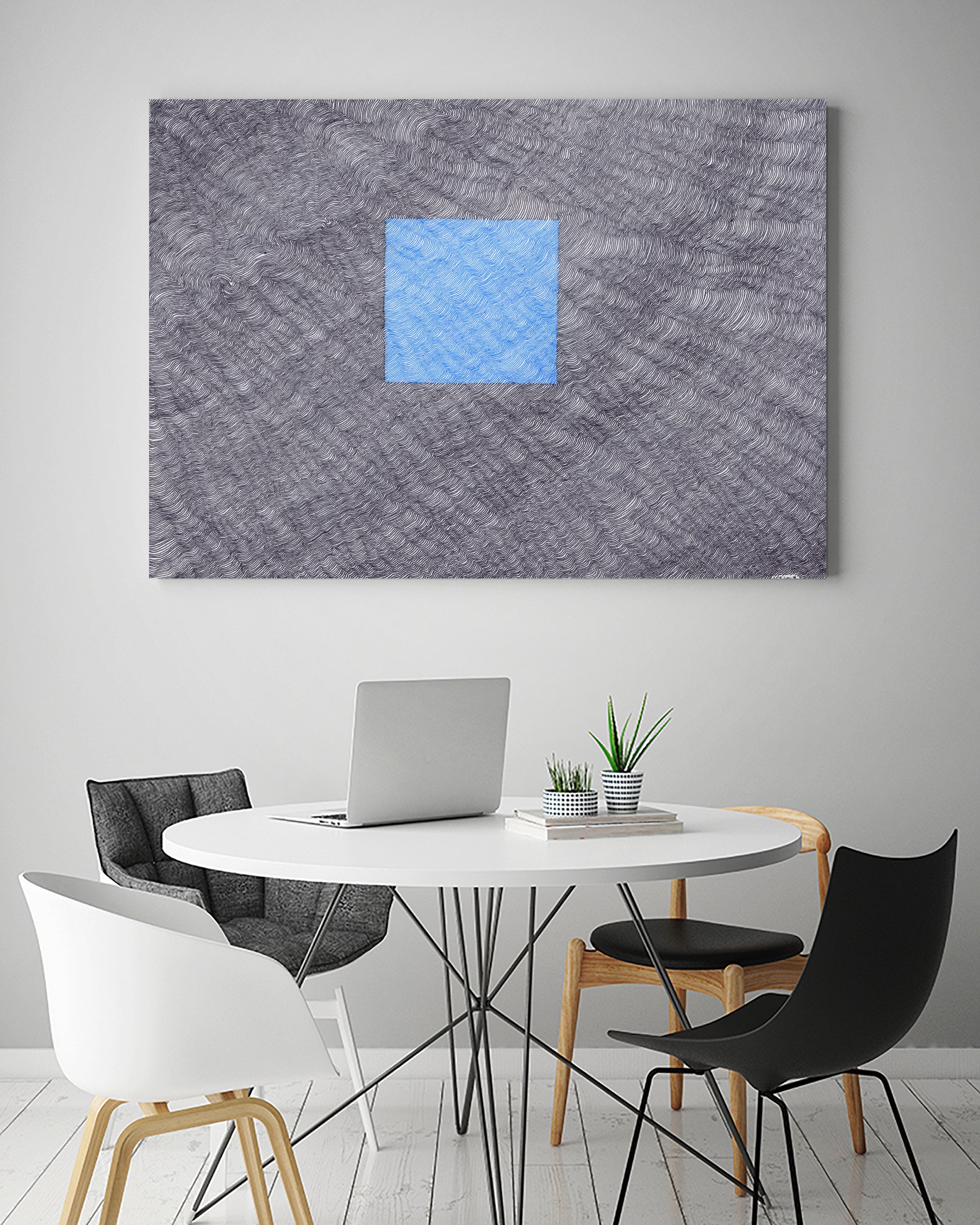 Myopic Obsession No. 7 by Victor Fitzsimons on GIANT ART - black mixed media