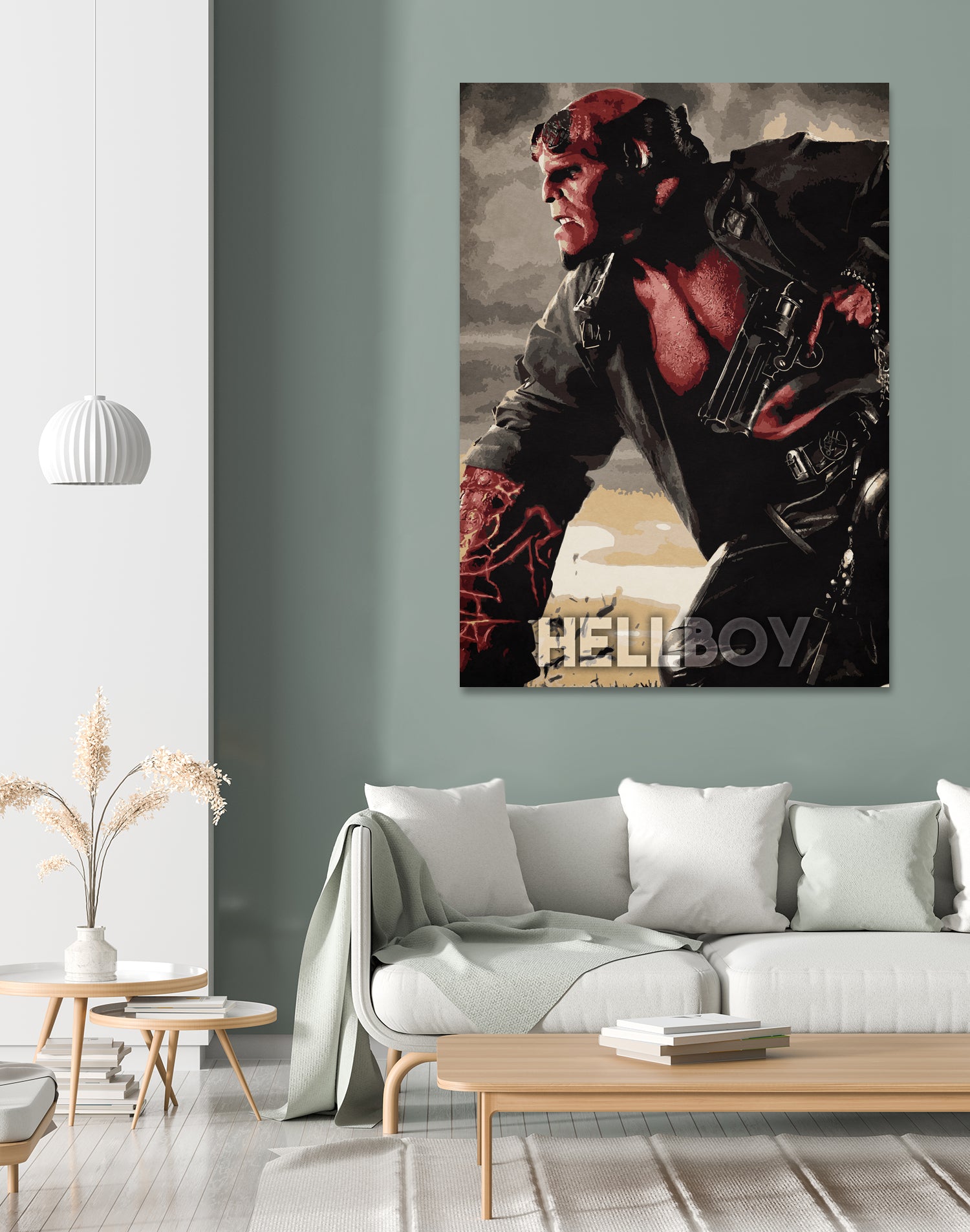 hellboy by Durro Art on GIANT ART - red character design