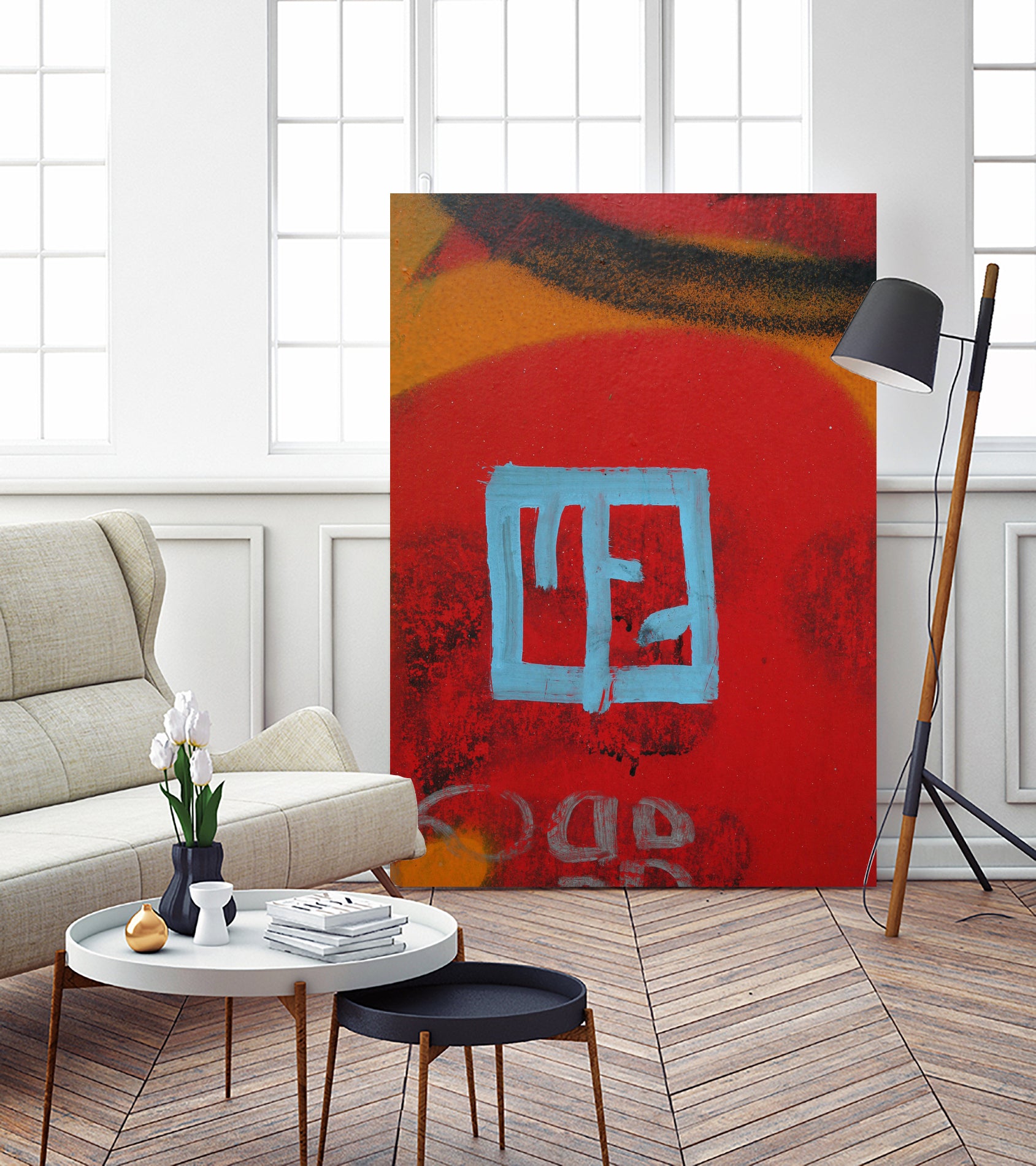 U2 band graffiti by gareth mcguckin on GIANT ART - white mixed media