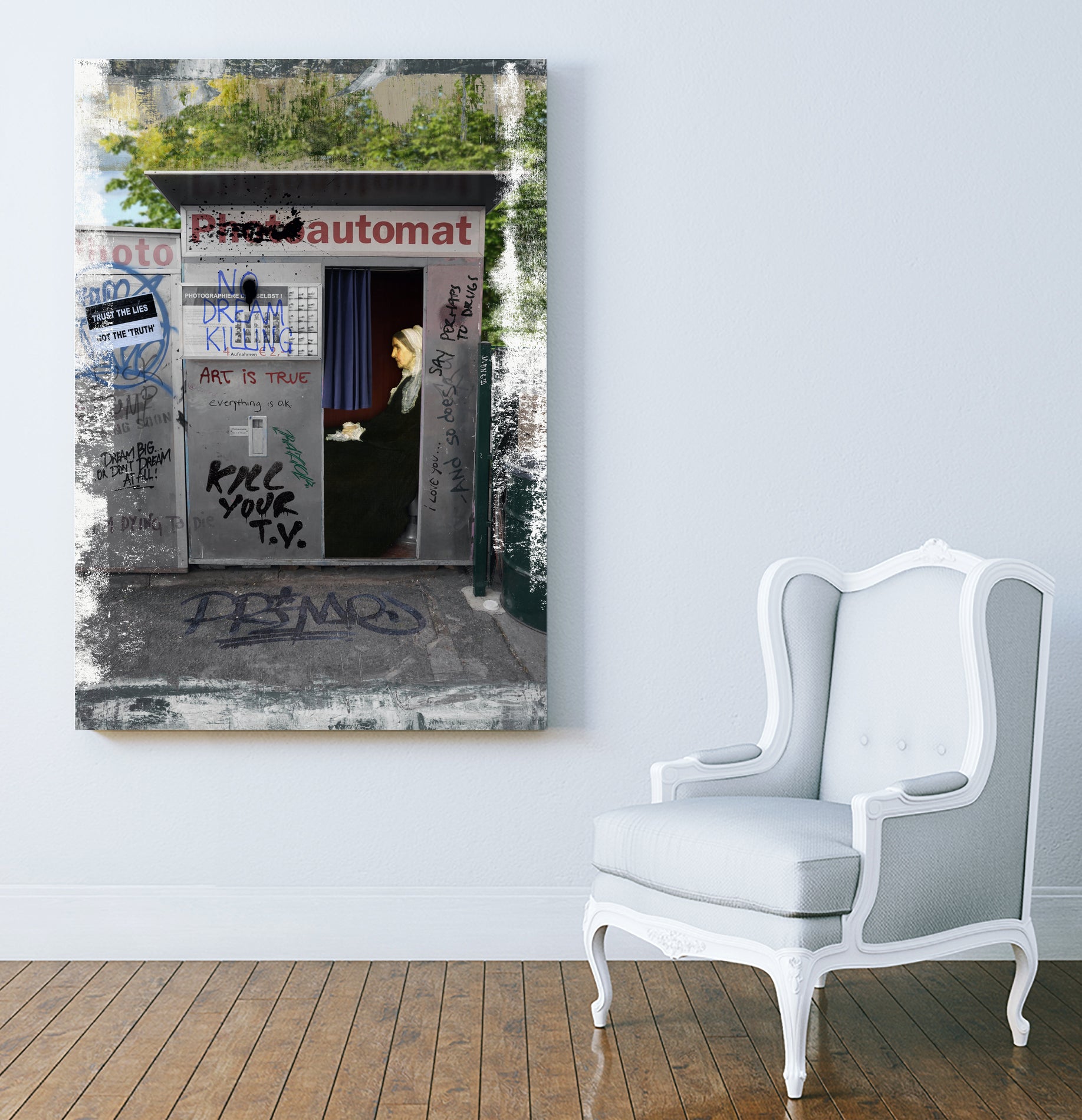 Automat by José Luis Guerrero on GIANT ART - gray digital painting