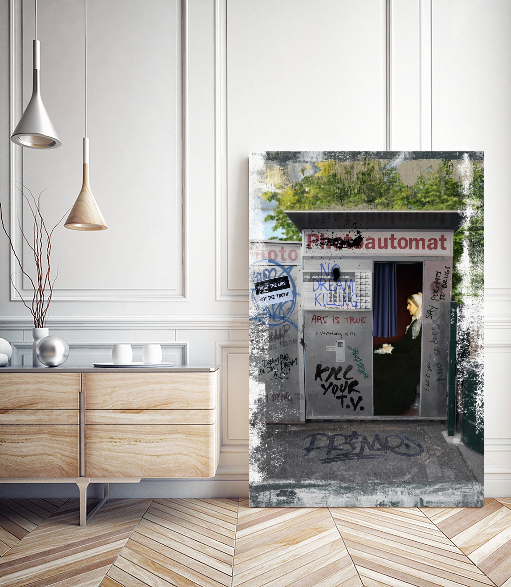 Automat by José Luis Guerrero on GIANT ART - gray digital painting