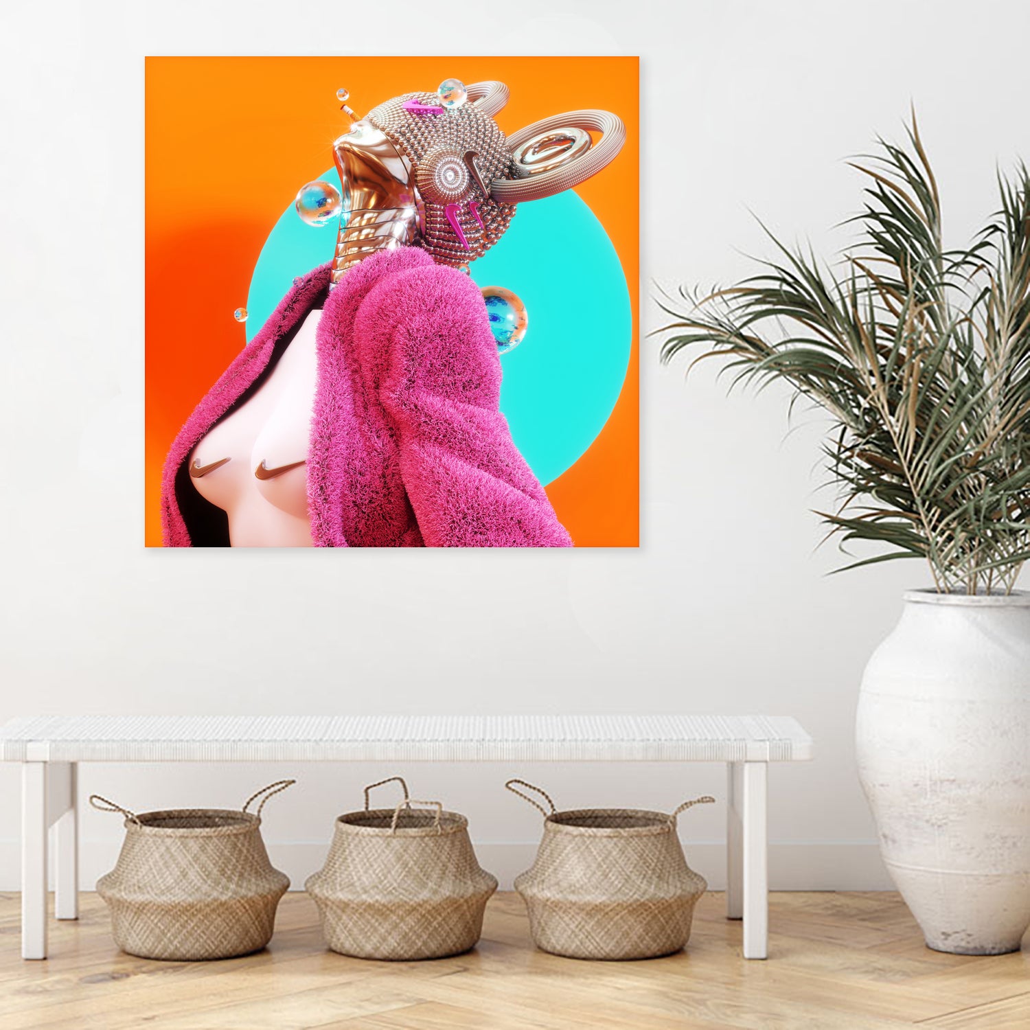 BOTYOUNG by Antoni Tudisco on GIANT ART - pink 3d art