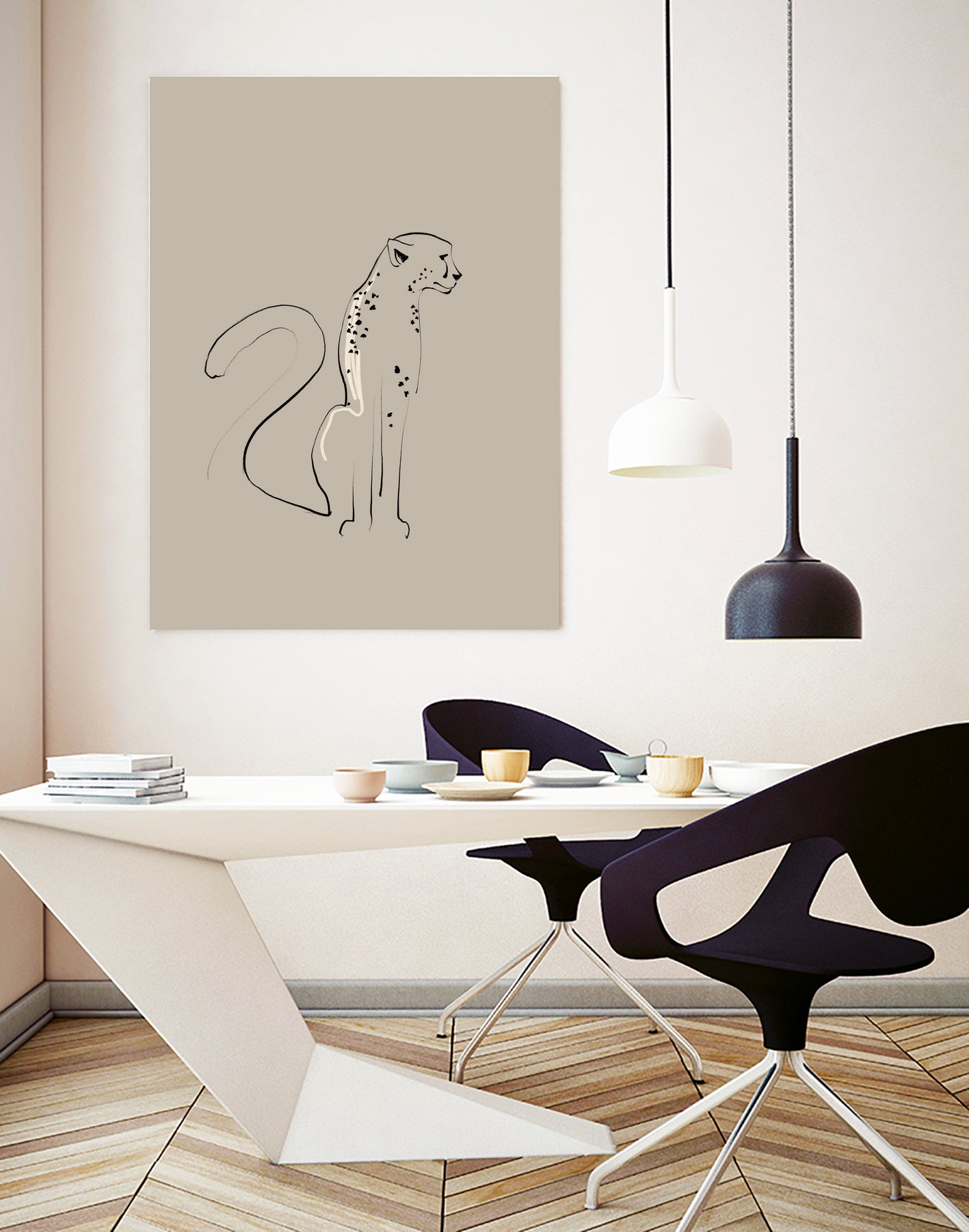 CHEETAH by Nadine Batista Santos on GIANT ART - brown digital drawing