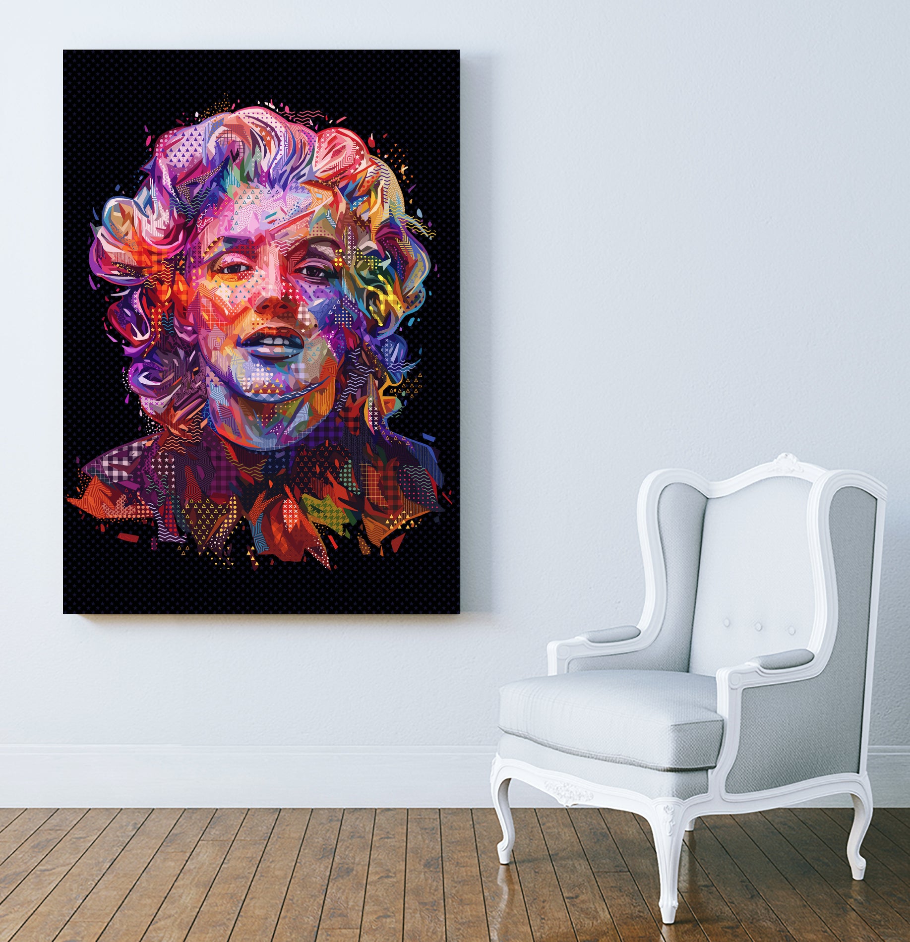 Marilyn 2018 by Alessandro Pautasso on GIANT ART - black digital painting