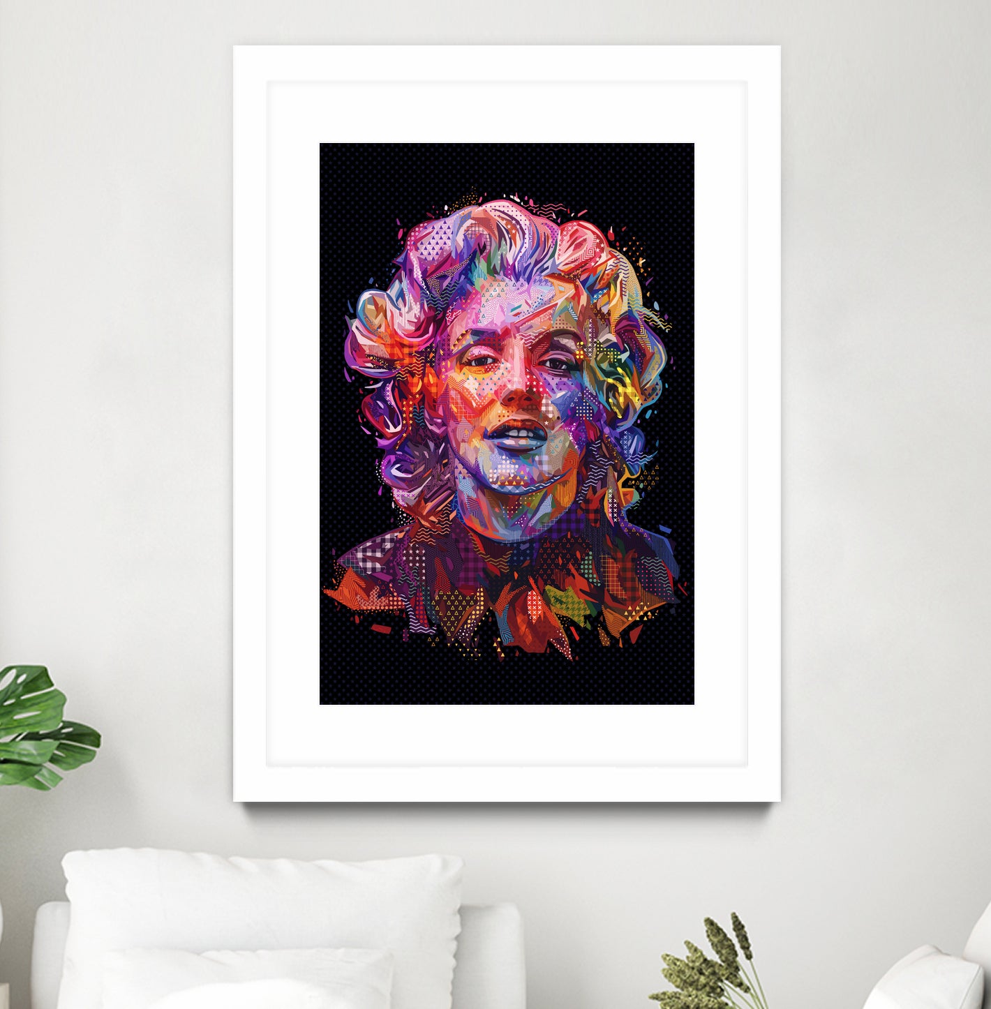 Marilyn 2018 by Alessandro Pautasso on GIANT ART - black digital painting