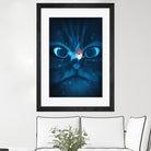 Catfish by Nicholas Ely on GIANT ART - blue digital painting