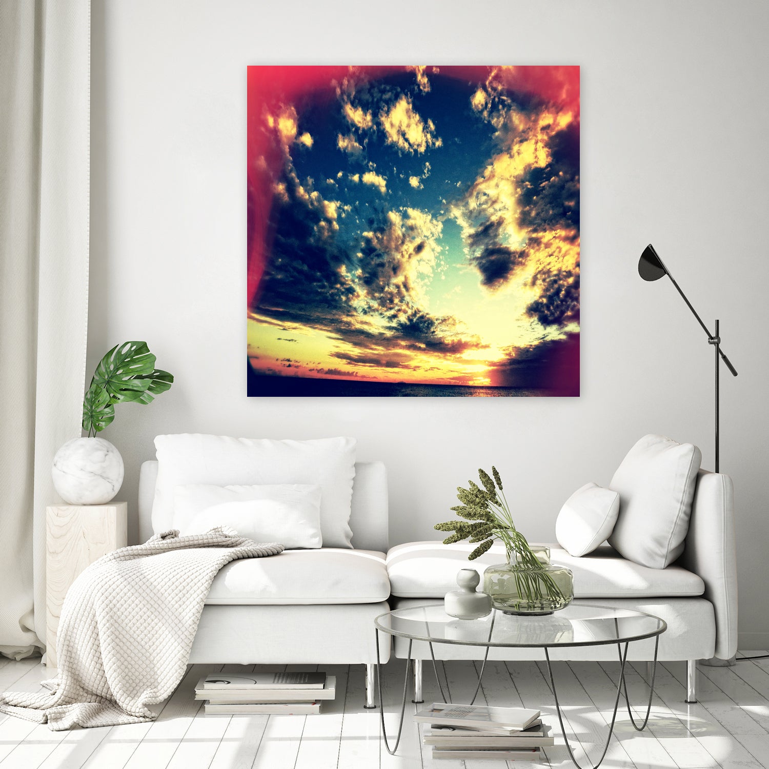 Without Nature We Are Nothing by Jorte Crioni on GIANT ART - blue photo illustration