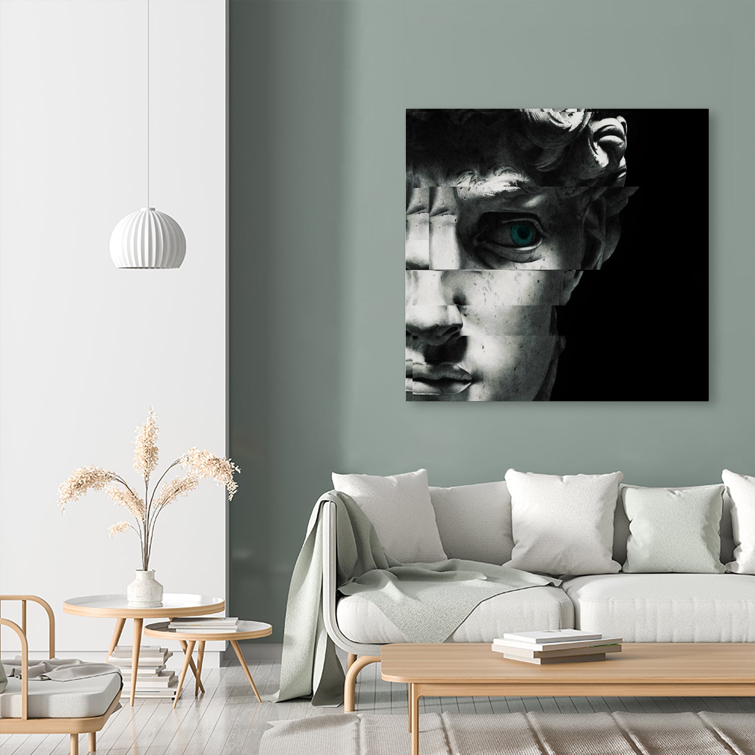 David's eye by Menelaos Trompoukis on GIANT ART - black digital painting