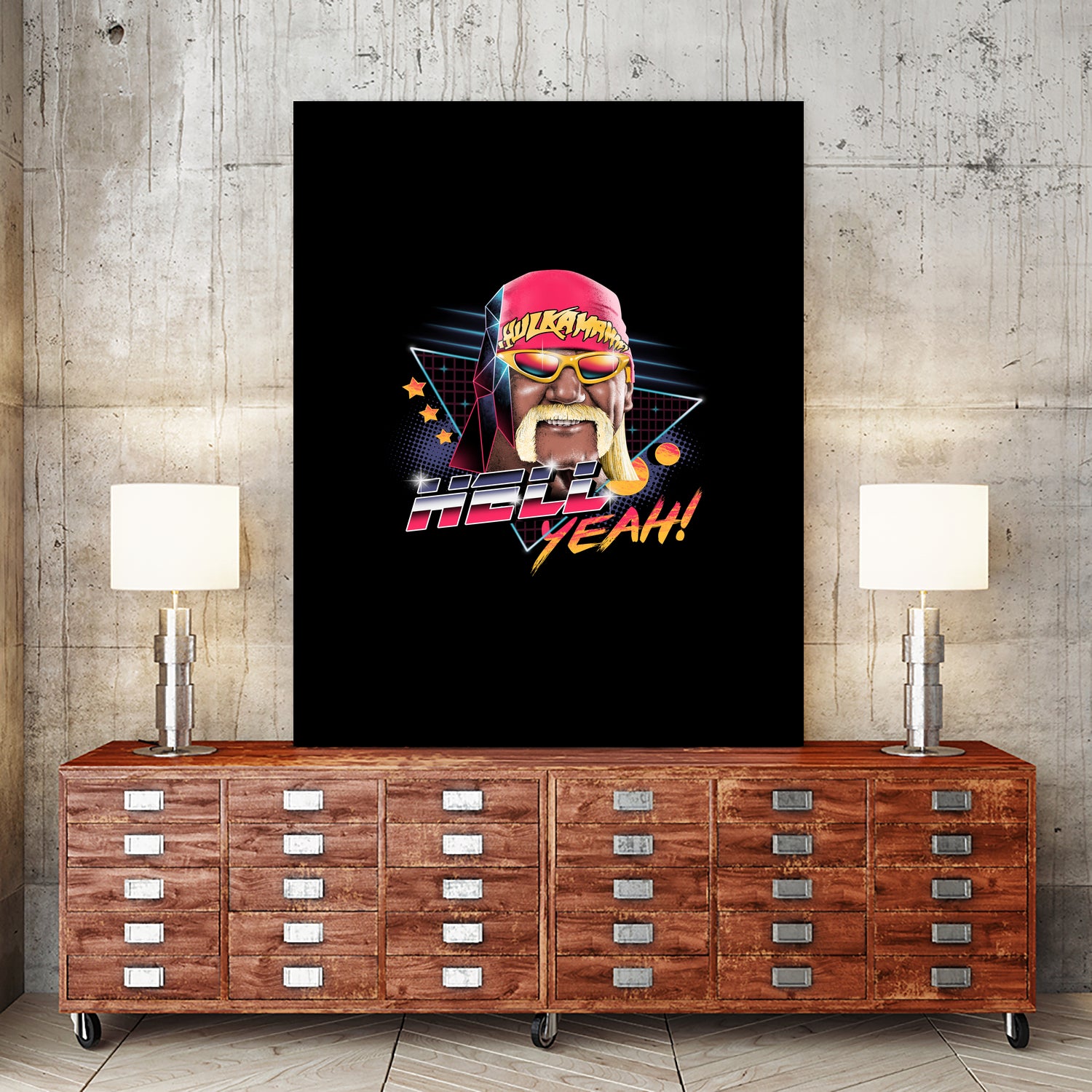 Hell yeah! - Color Sep by Vincent Trinidad on GIANT ART - black 3d art