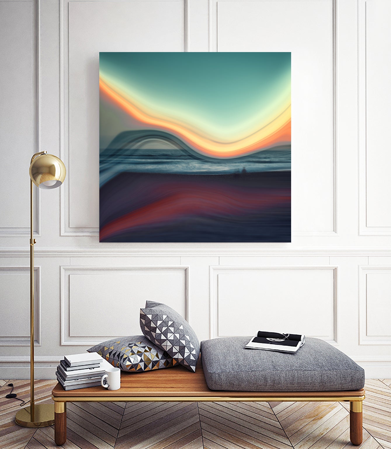 all is motion by Dirk Wüstenhagen on GIANT ART - blue digital painting