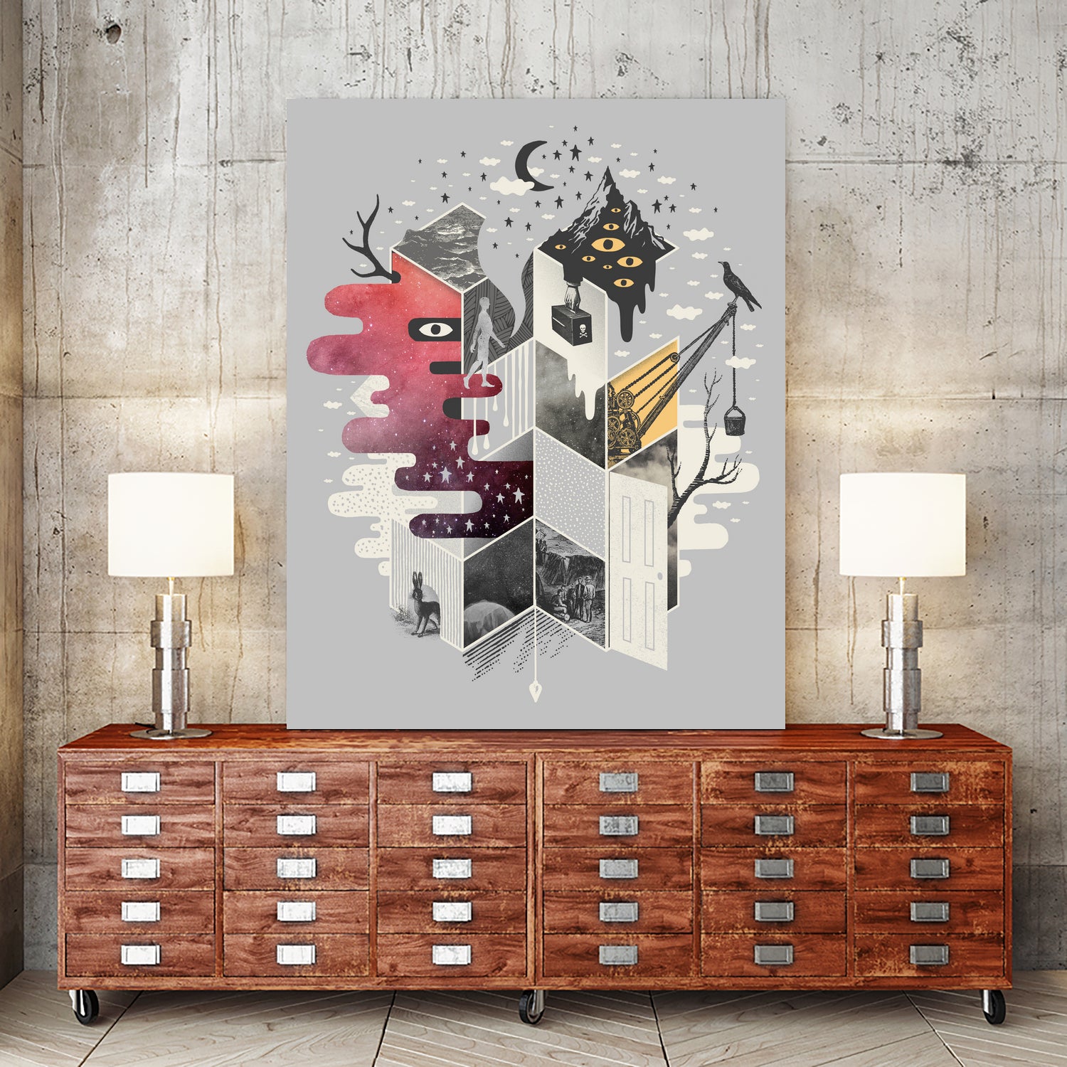 Jung At Heart by Kevin Keller on GIANT ART - gray digital drawing