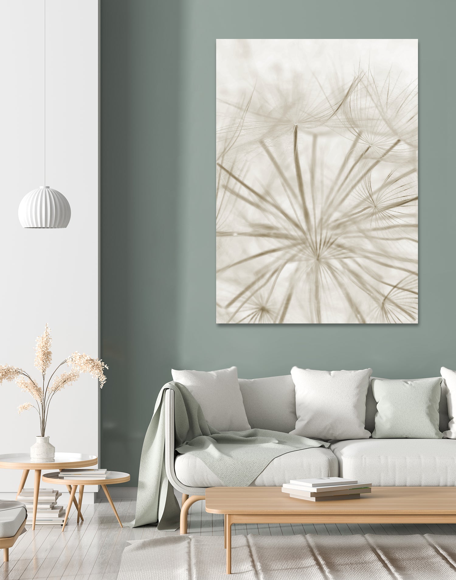 Dandelion Neutral Close-up by IOANNA PAPANIKOLAOU on GIANT ART - brown photo illustration