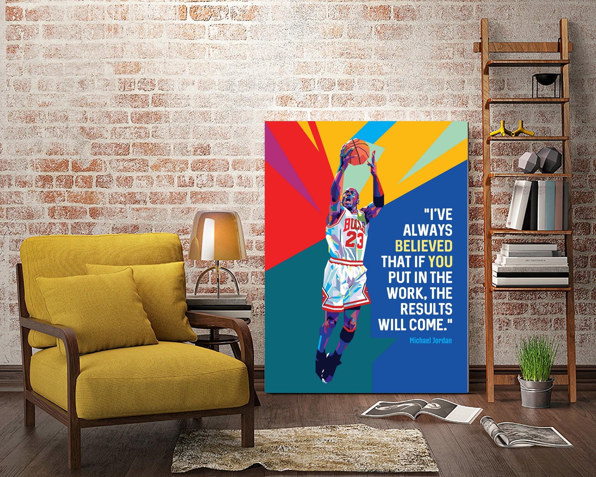 Michael Jordan Quote by Laksana Ardie on GIANT ART