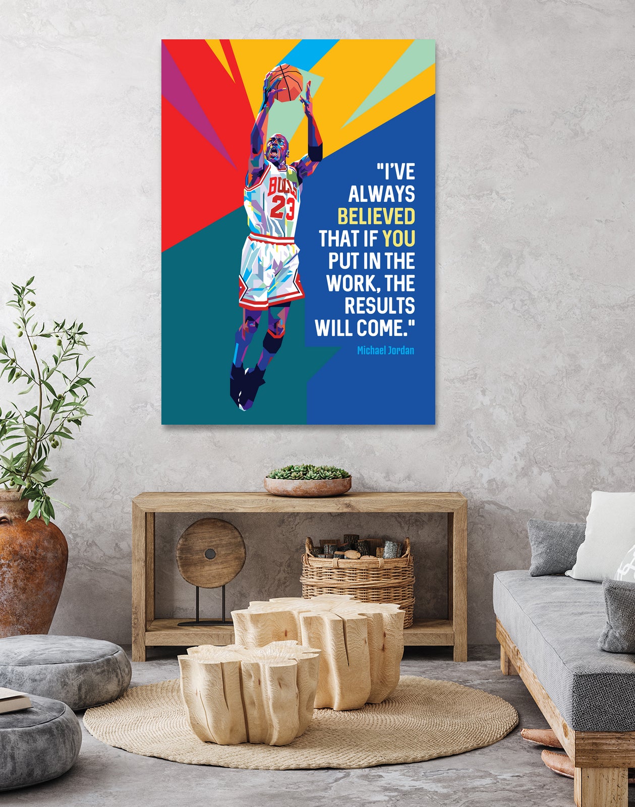 Michael Jordan Quote by Laksana Ardie on GIANT ART