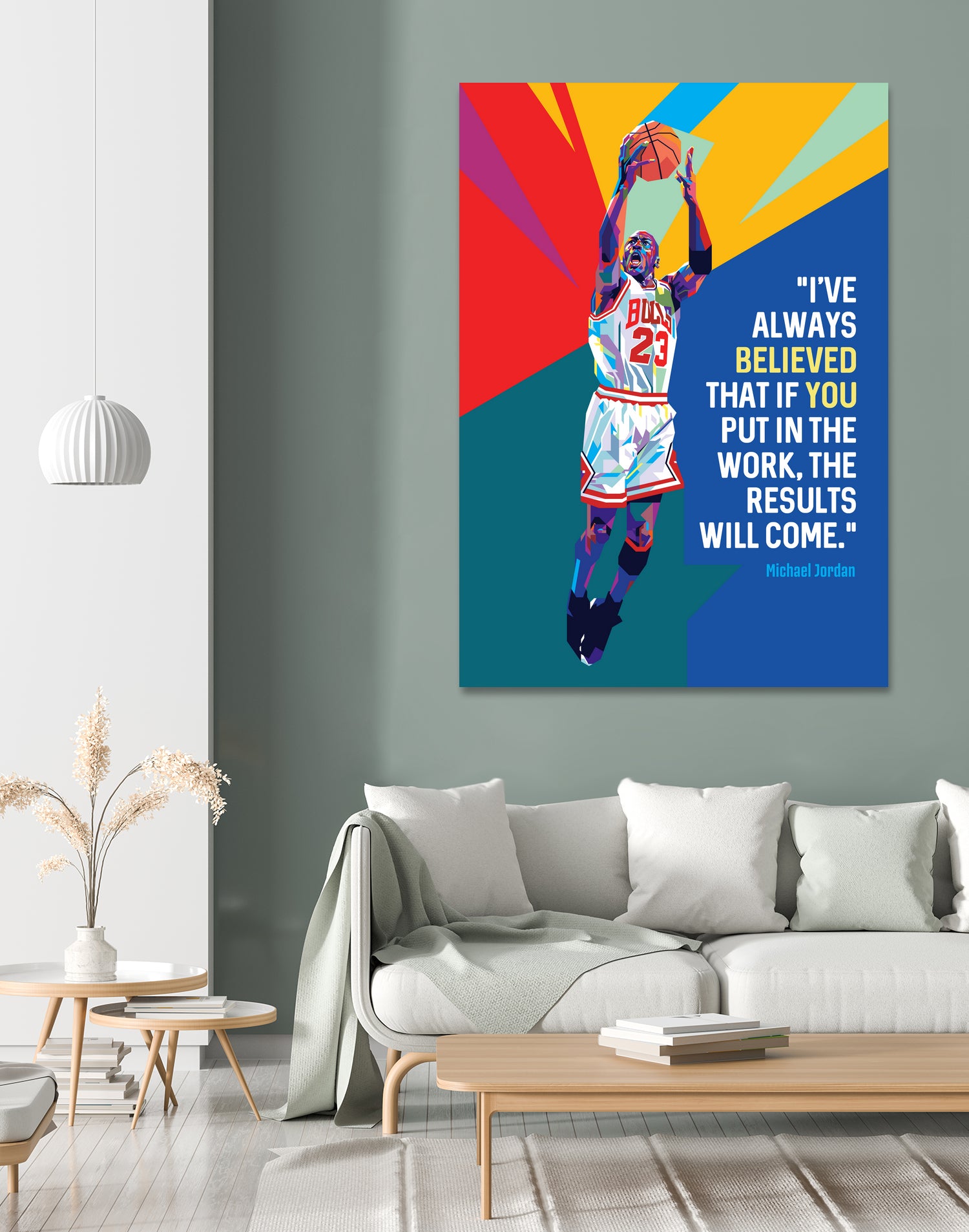 Michael Jordan Quote by Laksana Ardie on GIANT ART