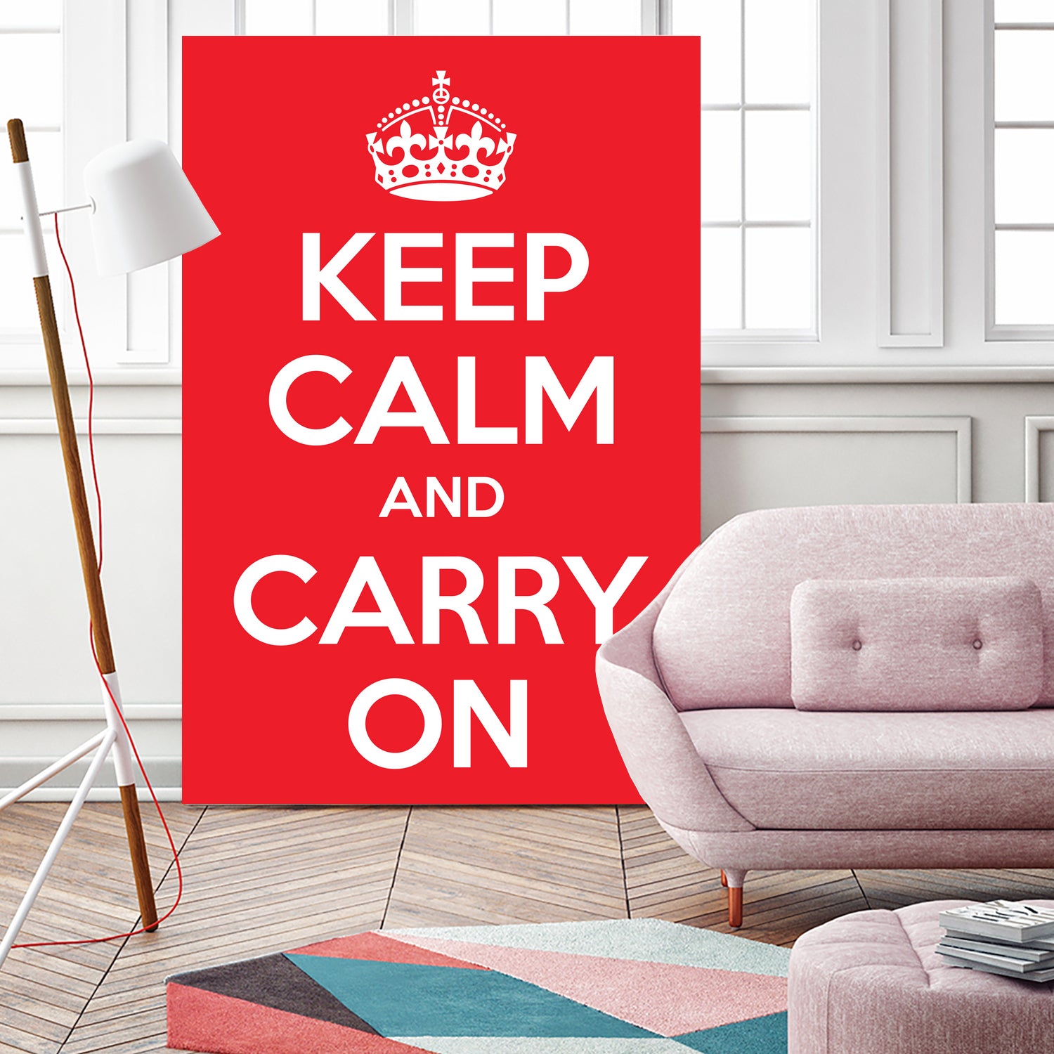 Keep Calm and Carry On by M Studio on GIANT ART - motivation