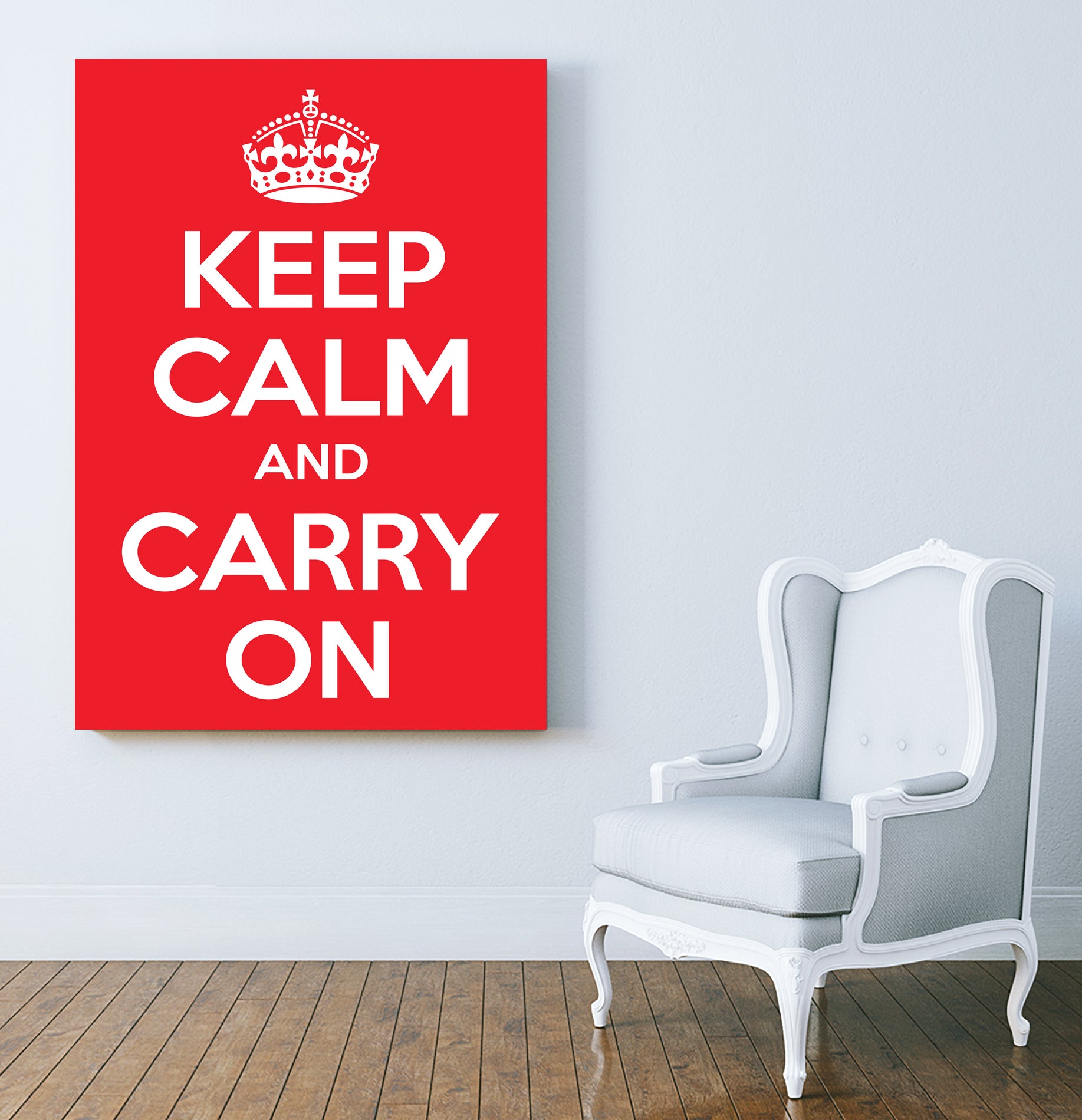 Keep Calm and Carry On by M Studio on GIANT ART - motivation