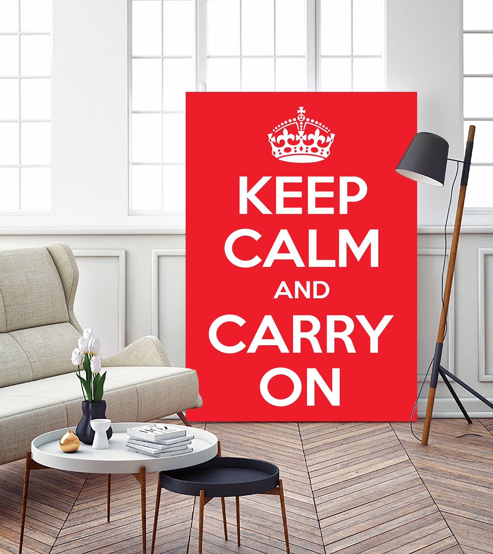 Keep Calm and Carry On by M Studio on GIANT ART - motivation