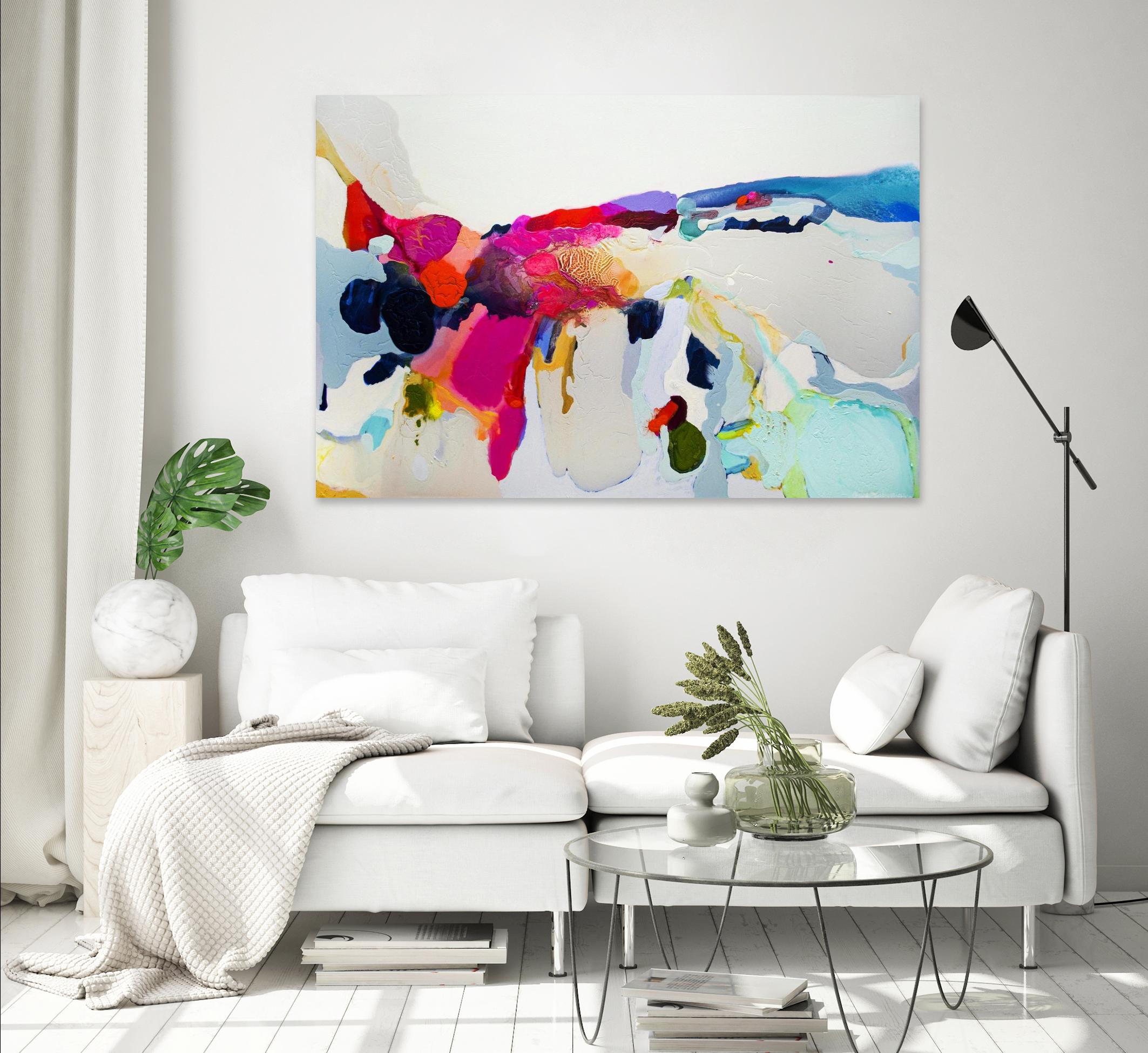 Reach in out by Claire Desjardins on GIANT ART - red abstract artistes du québec