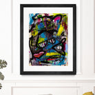 A Fox`s Summer by Janet London on GIANT ART - black abstract