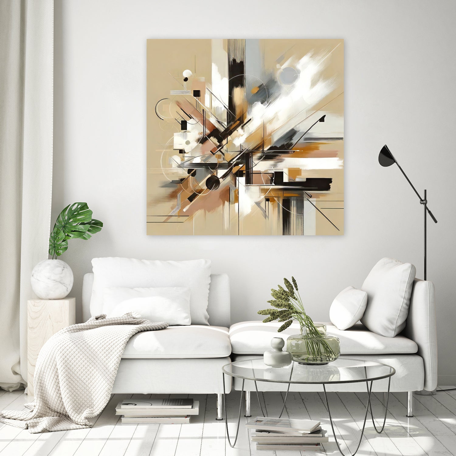 Chaotic Harmony by M Studio on GIANT ART - white