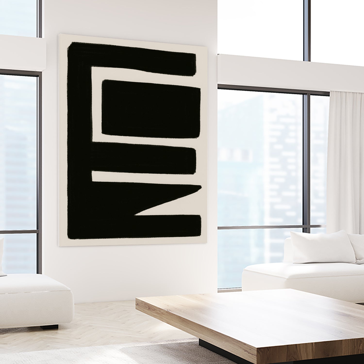 Essence of Line by Ixchel on GIANT ART - black shape