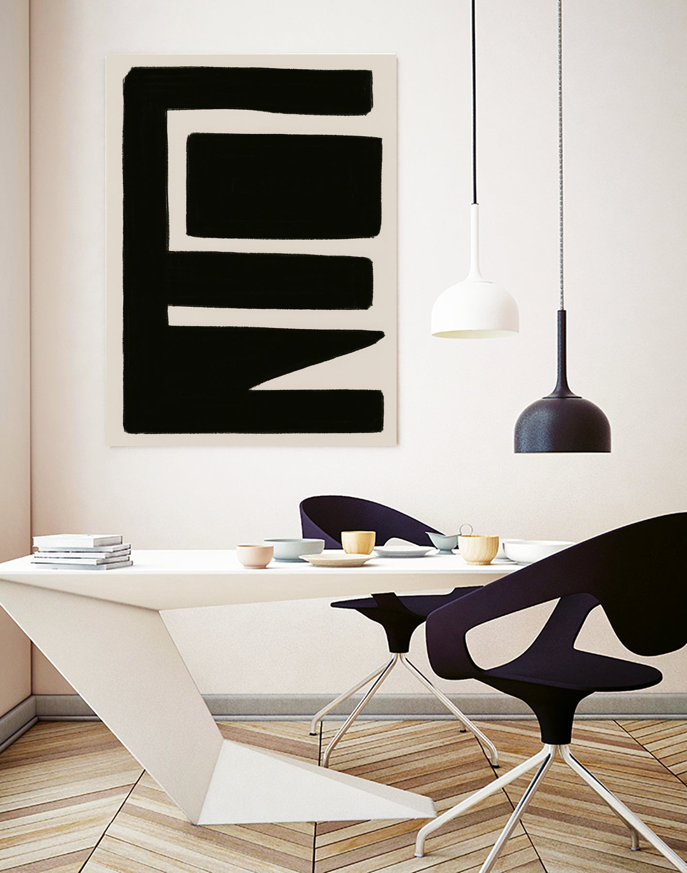 Essence of Line by Ixchel on GIANT ART - black shape