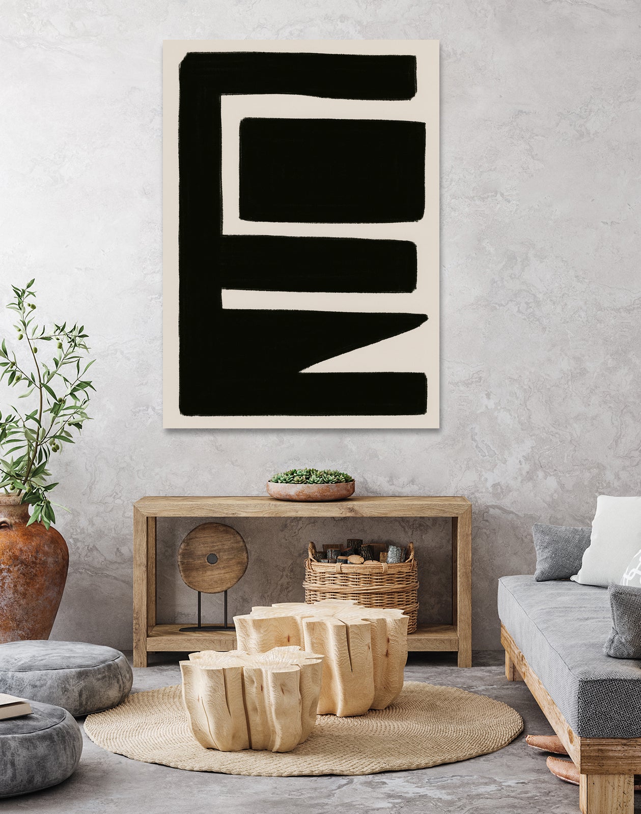 Essence of Line by Ixchel on GIANT ART - black shape