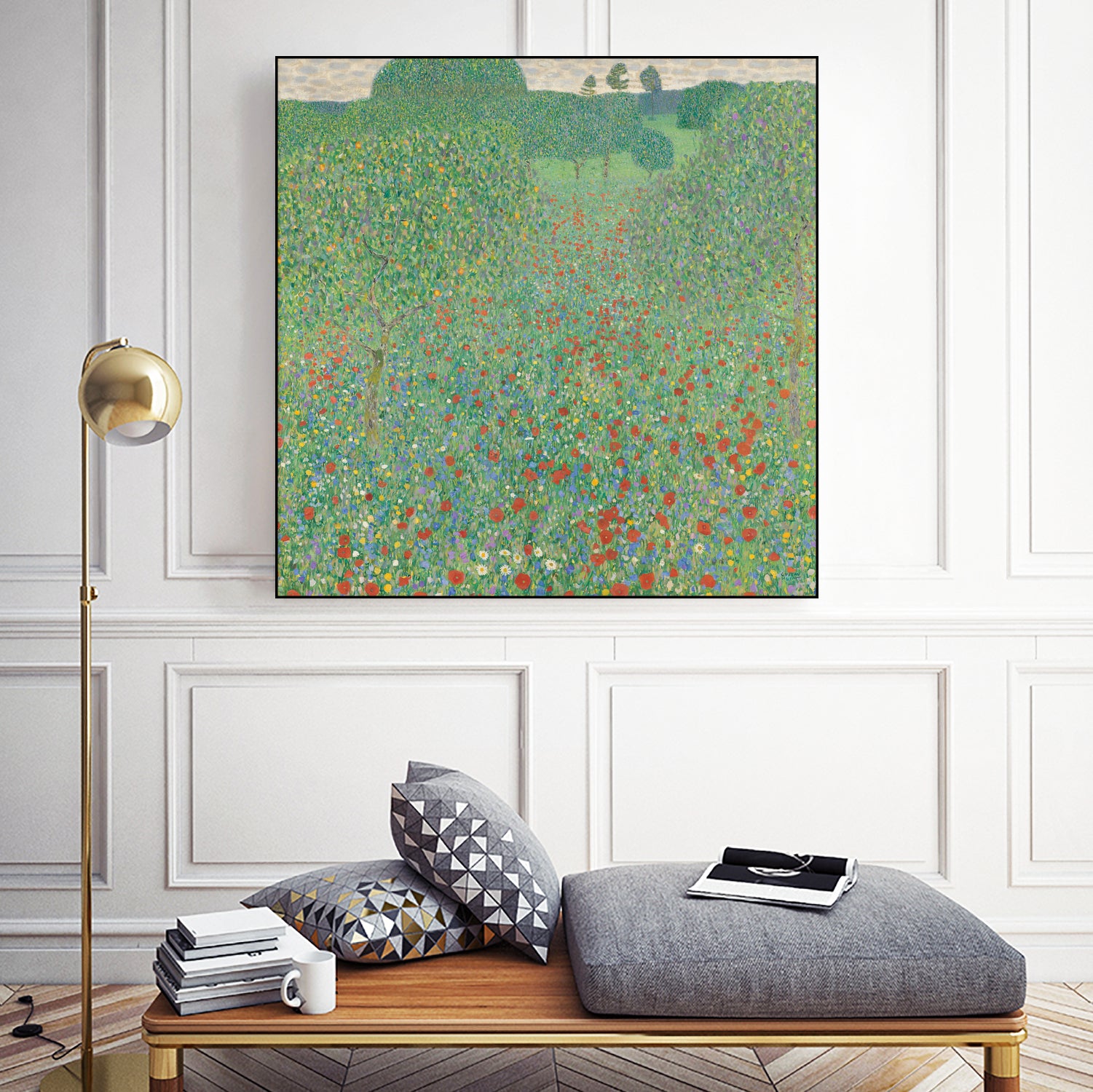Blühender Mohn by Gustav Klimt on GIANT ART