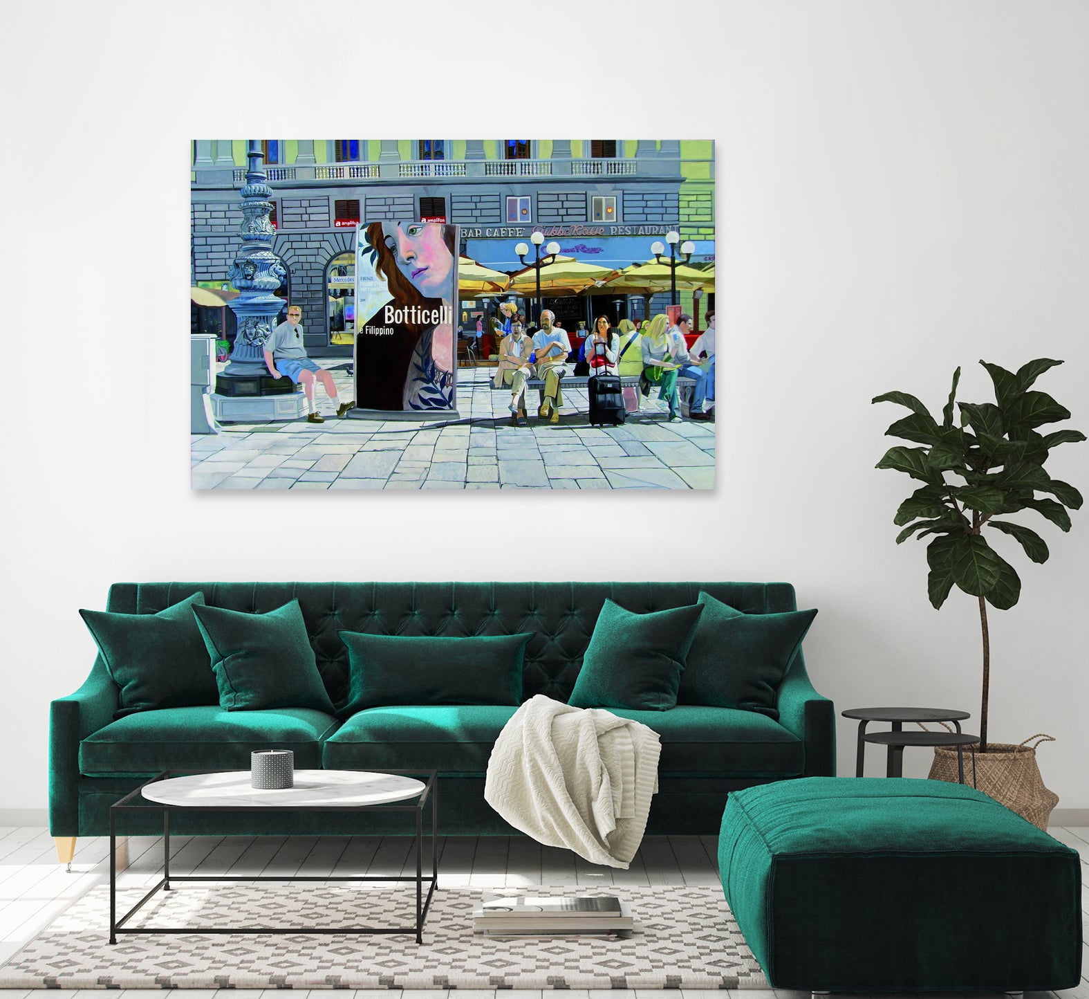 Botticelli e Filippino by Matthew Holden Bates on GIANT ART - grey landscape