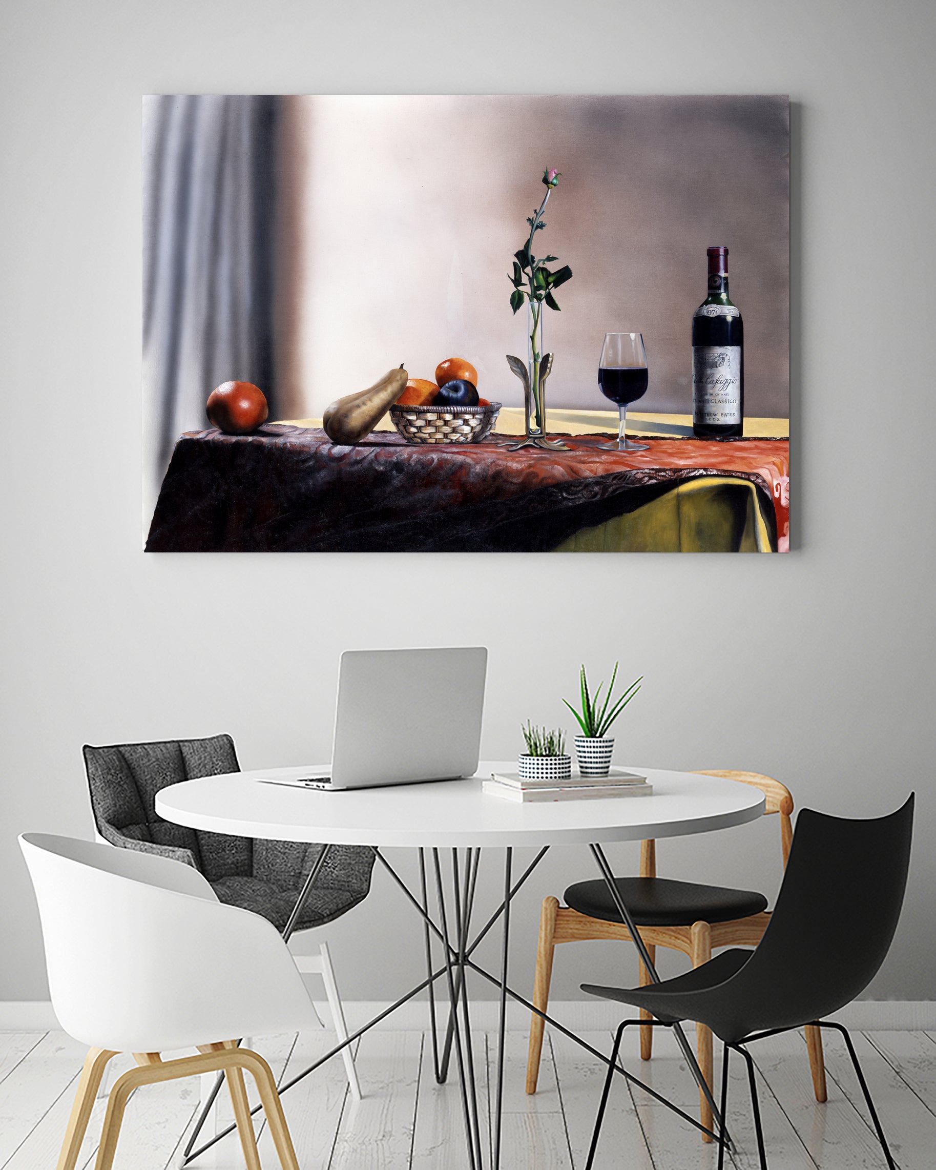 Villa Cafaggio Still Life by Matthew Holden Bates on GIANT ART - orange botanical