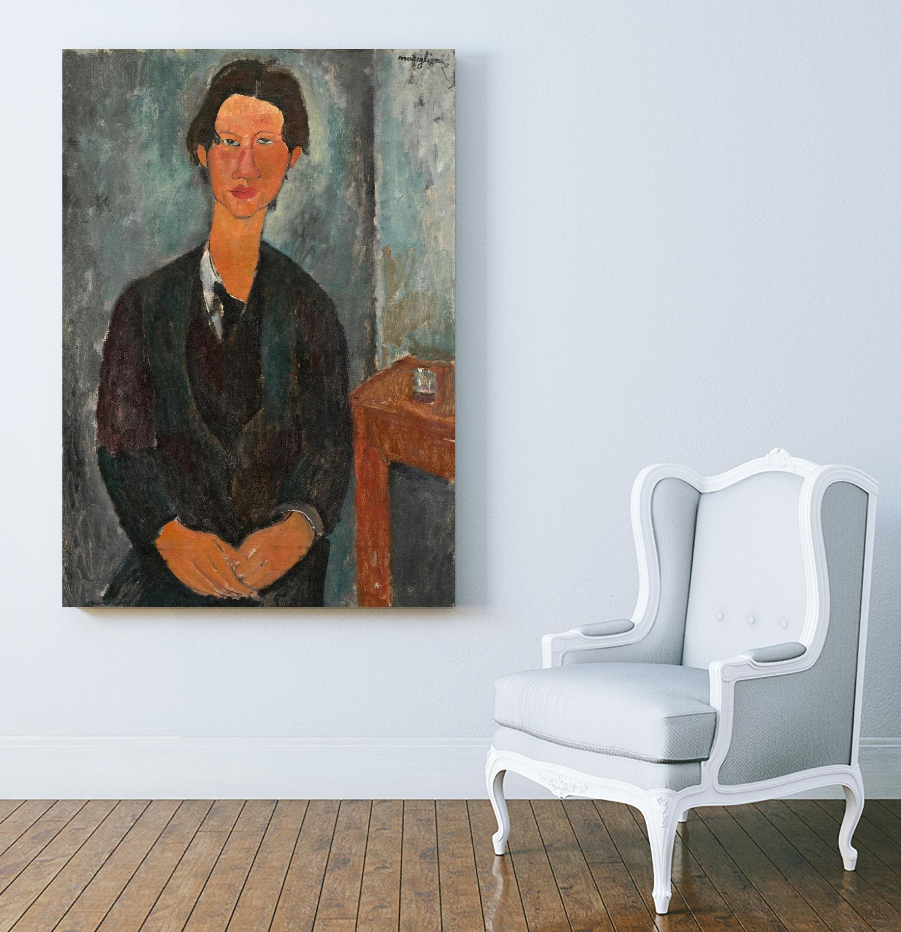 Portrait of Chaïm Soutine, 1916 by Amedeo Modigliani on GIANT ART - museums