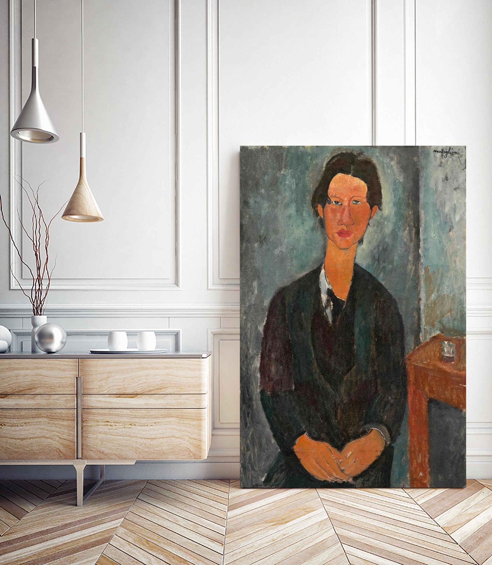 Portrait of Chaïm Soutine, 1916 by Amedeo Modigliani on GIANT ART - museums