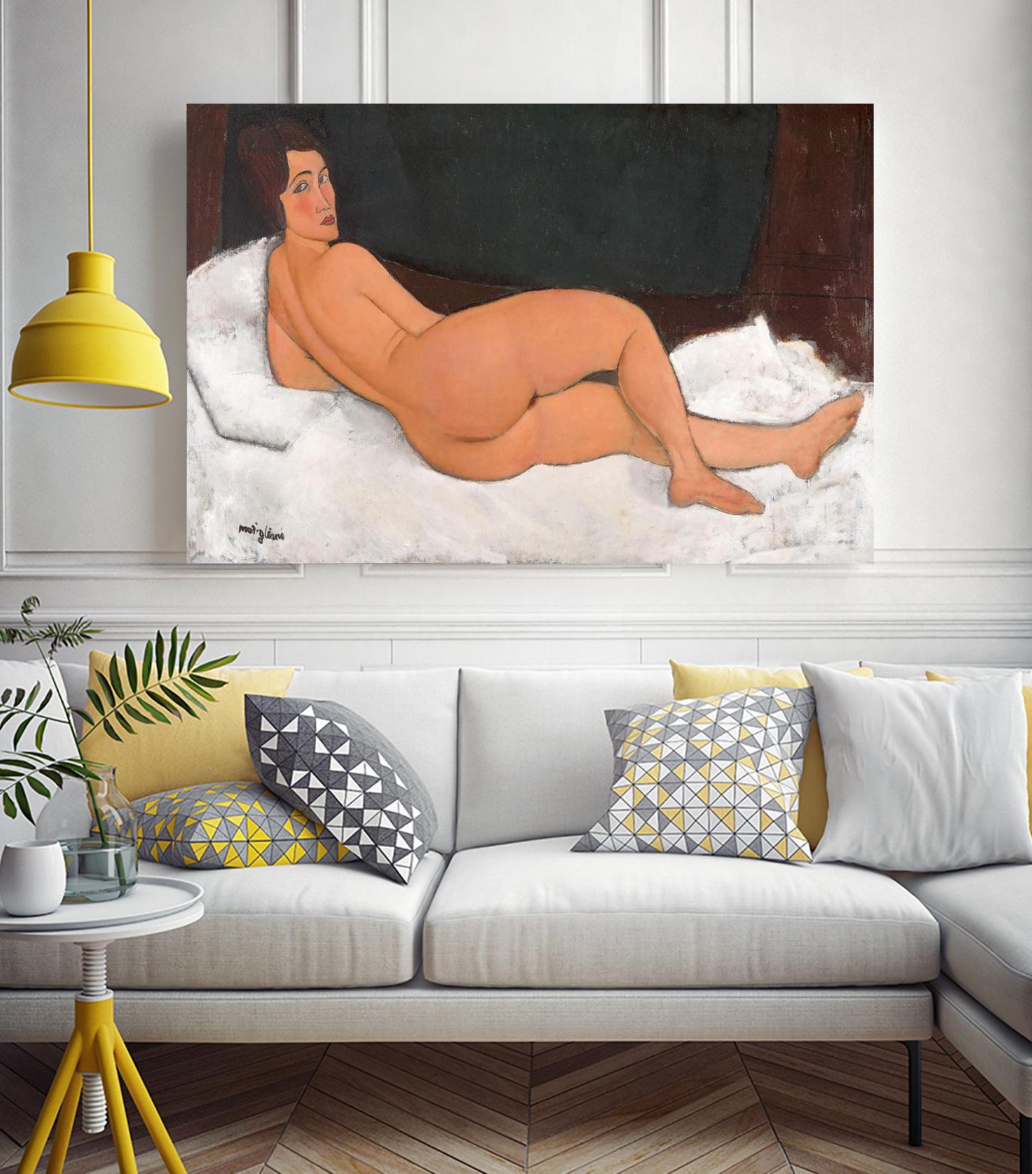 Nu couché (sur le côté gauche), 1917 by Amedeo Modigliani on GIANT ART - museums