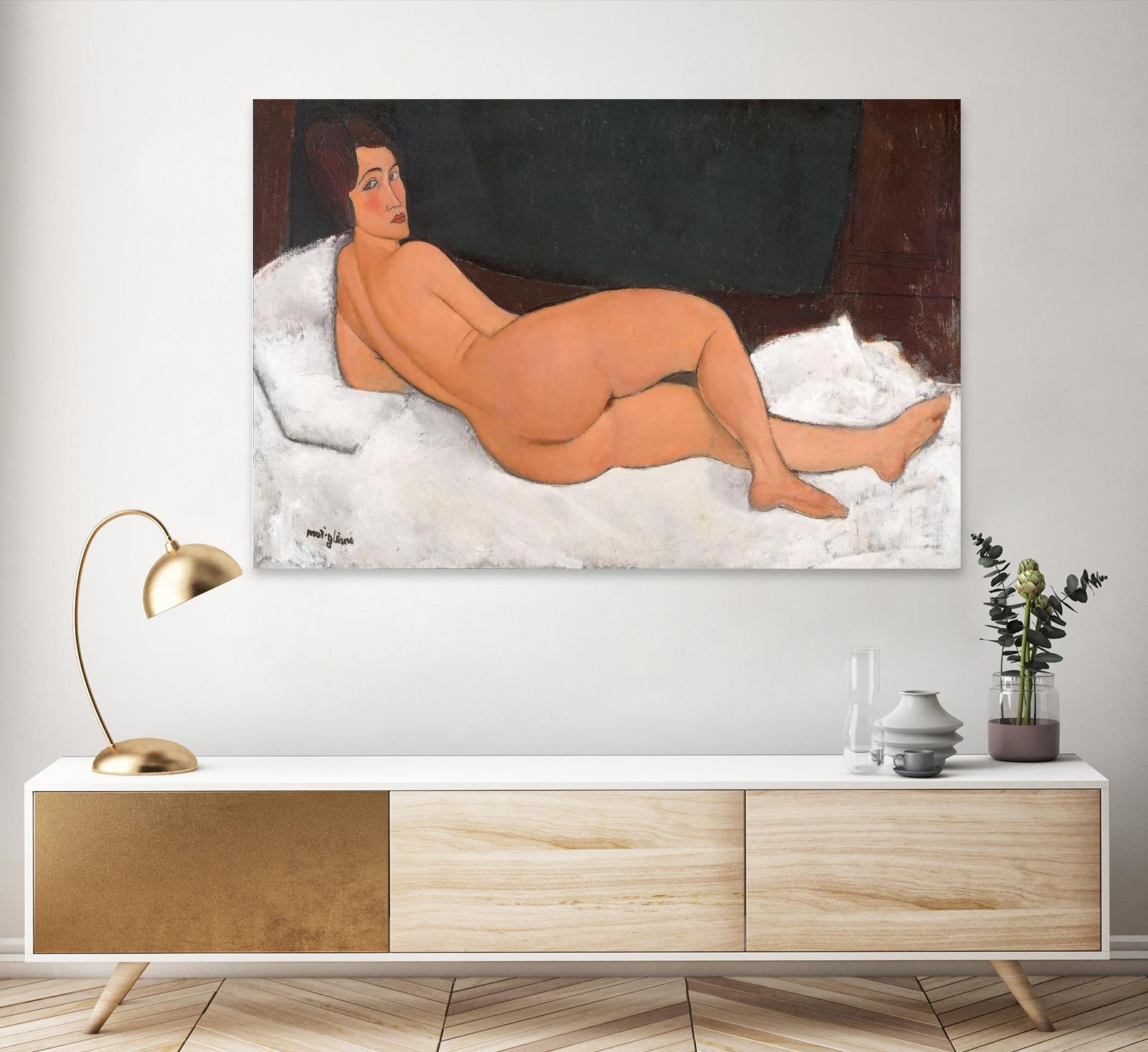 Nu couché (sur le côté gauche), 1917 by Amedeo Modigliani on GIANT ART - museums