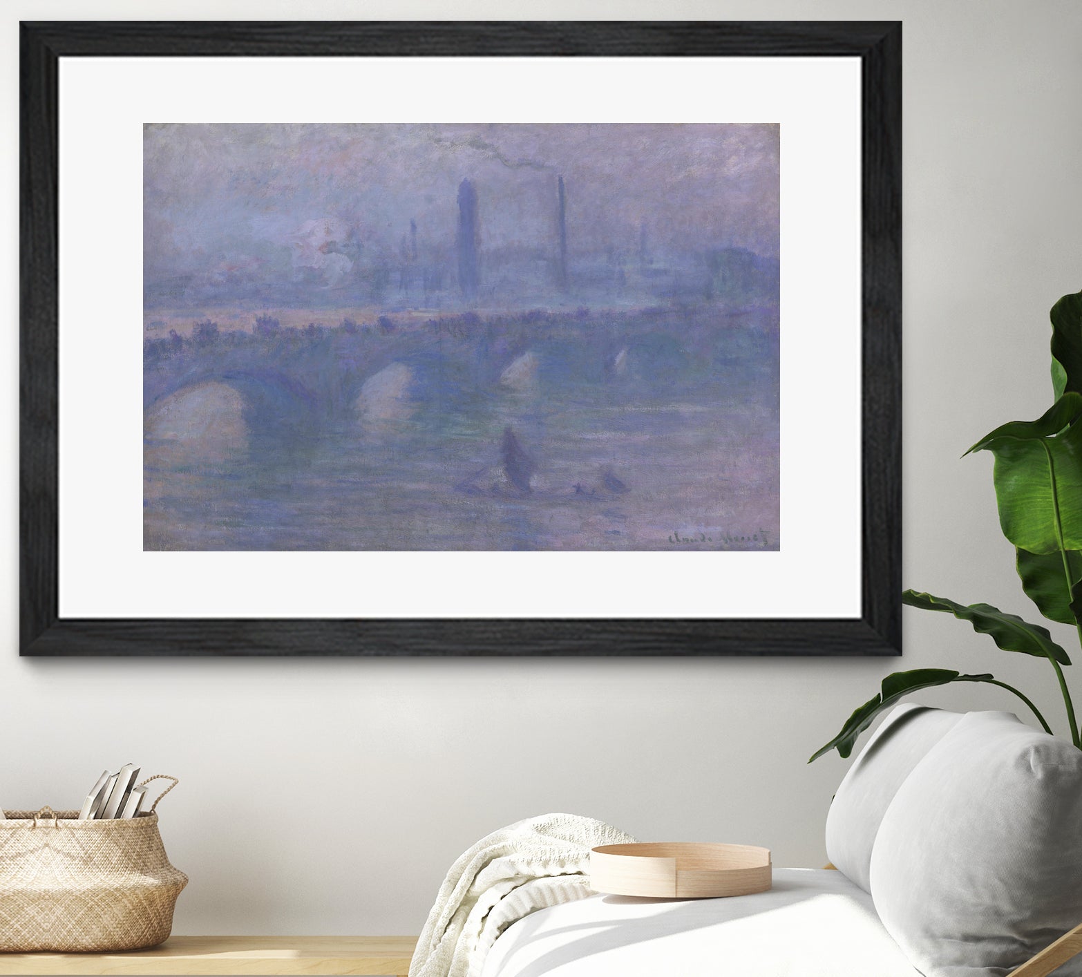 Waterloo Bridge, Morning Fog 1901 by Claude Monet on GIANT ART